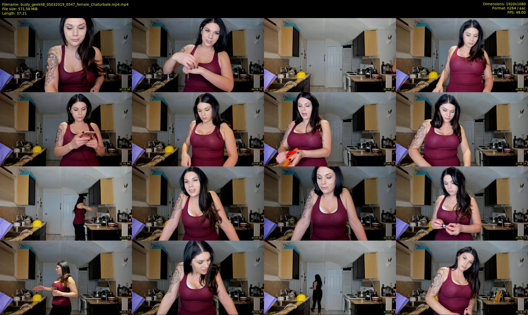 busty_geek48 — 38 minute Chaturbate female cam show recording, 1080p, Mar 5, 2019