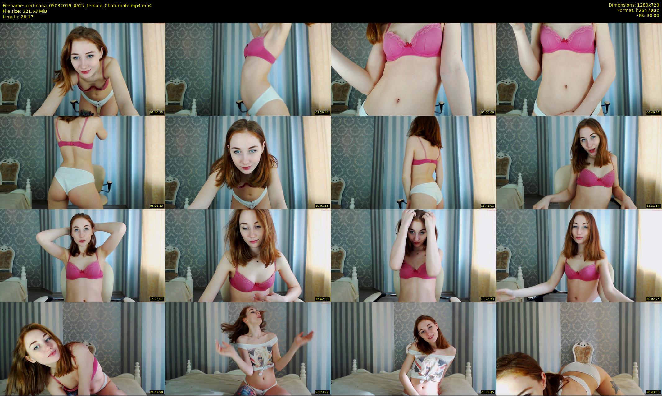 certinaaa — 29 minute Chaturbate female cam show recording, 720p, Mar 5, 2019