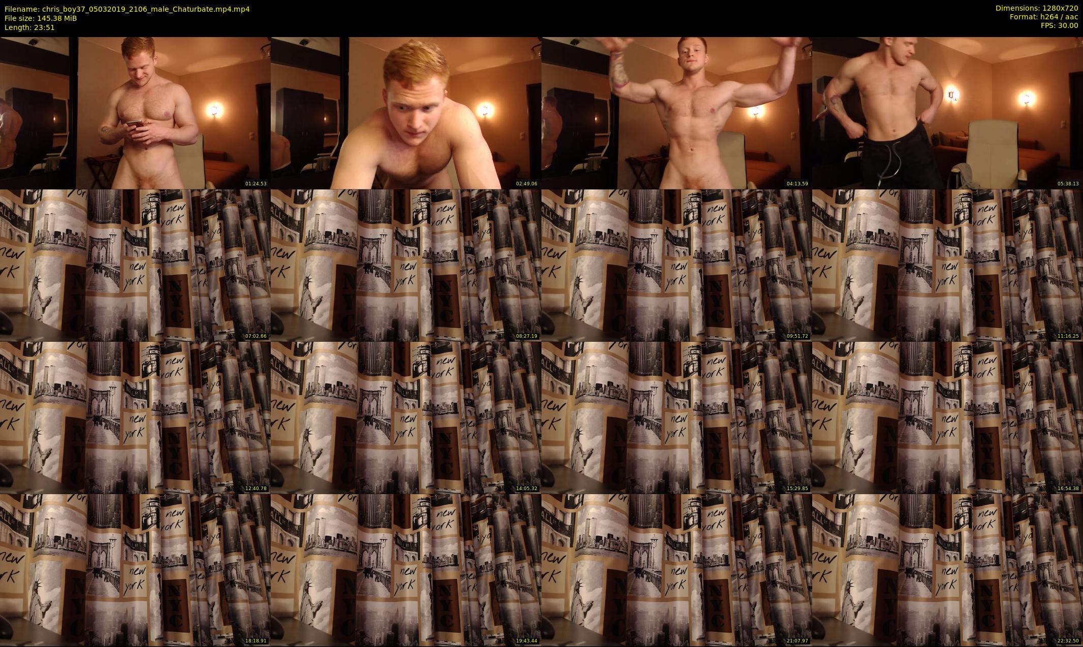 chris_boy37 — 24 minute Chaturbate male cam show recording, 720p, Mar 5, 2019