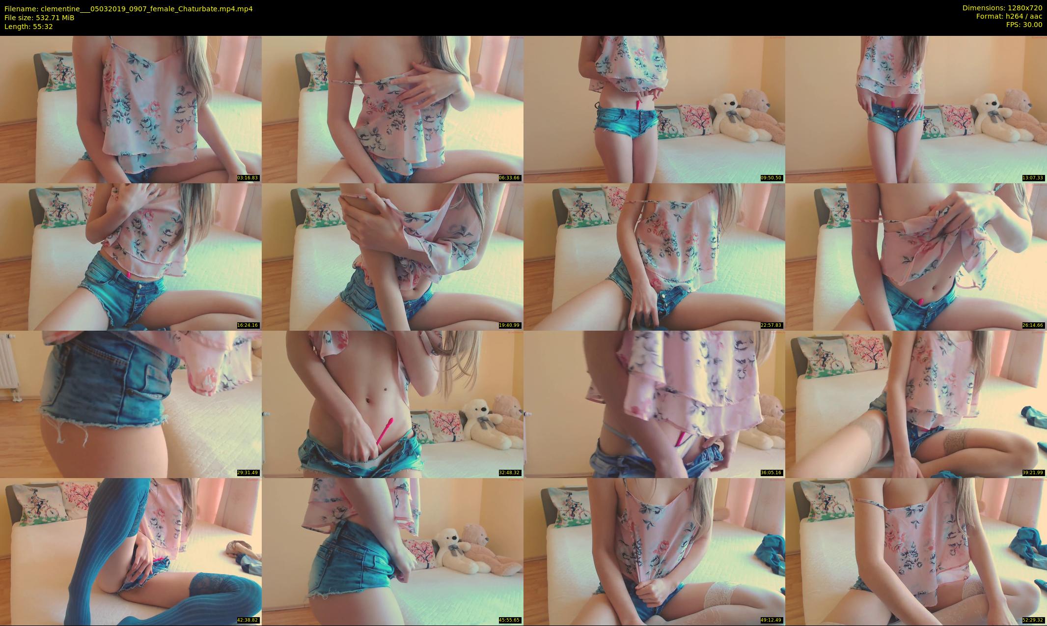 clementine__ — 56 minute Chaturbate female cam show recording, 720p, Mar 5, 2019