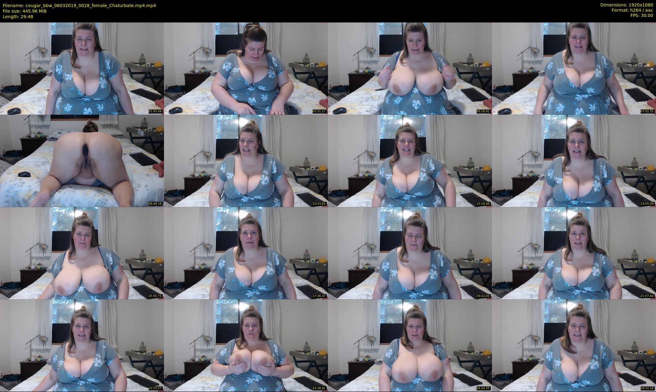 cougar_bbw — 30 minute Chaturbate female cam show recording, 1080p, Mar 6, 2019