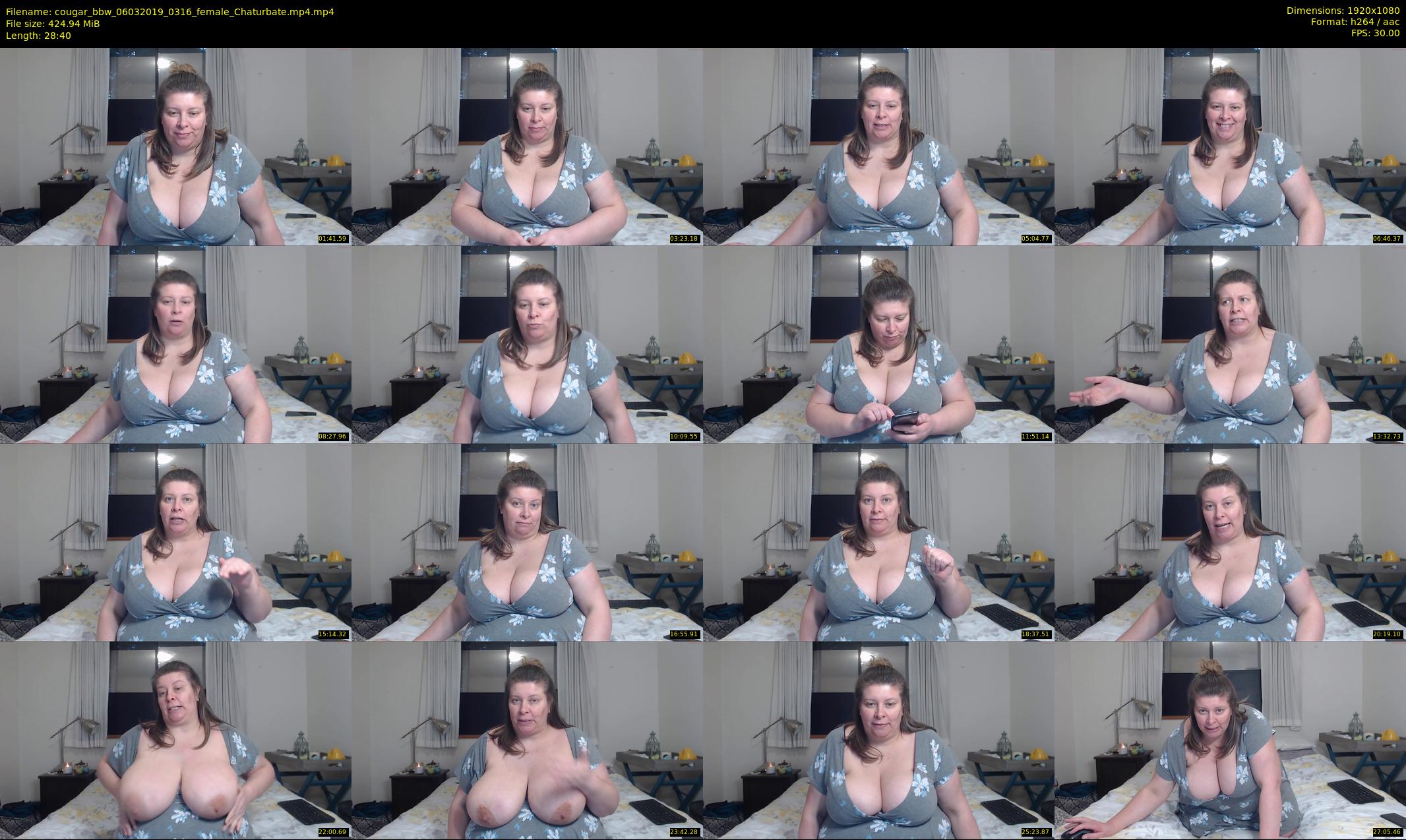 cougar_bbw — 29 minute Chaturbate female cam show recording, 1080p, Mar 6, 2019