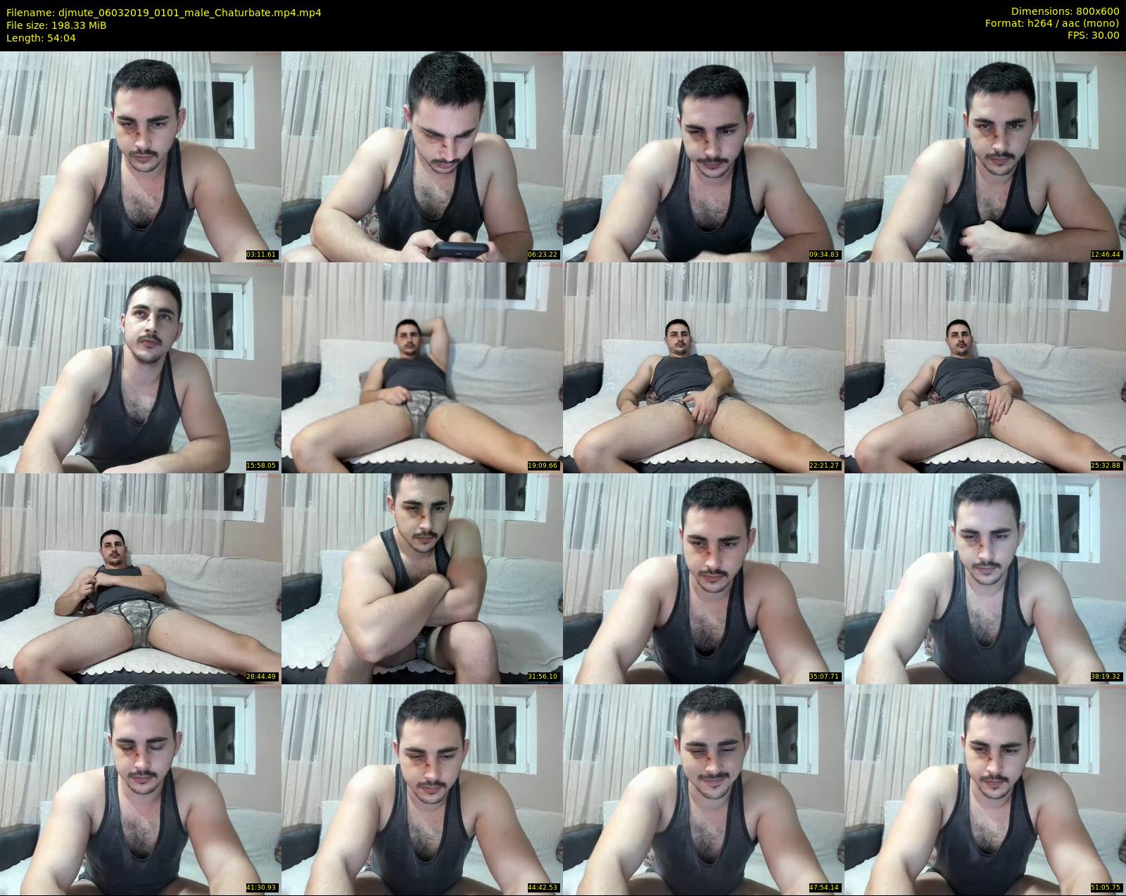 djmute — 55 minute Chaturbate male cam show recording, 480p, Mar 6, 2019