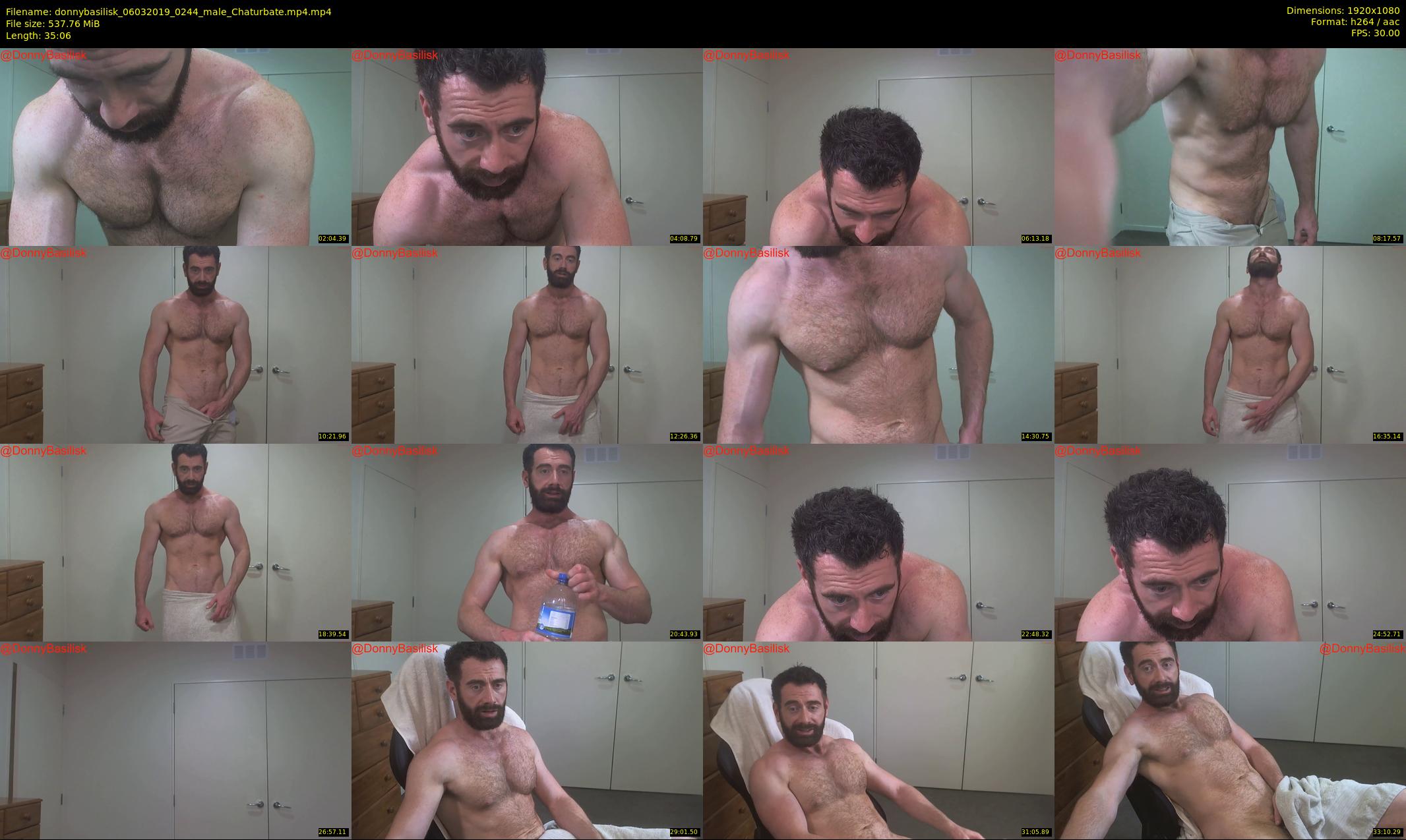 donnybasilisk — 36 minute Chaturbate male cam show recording, 1080p, Mar 6, 2019