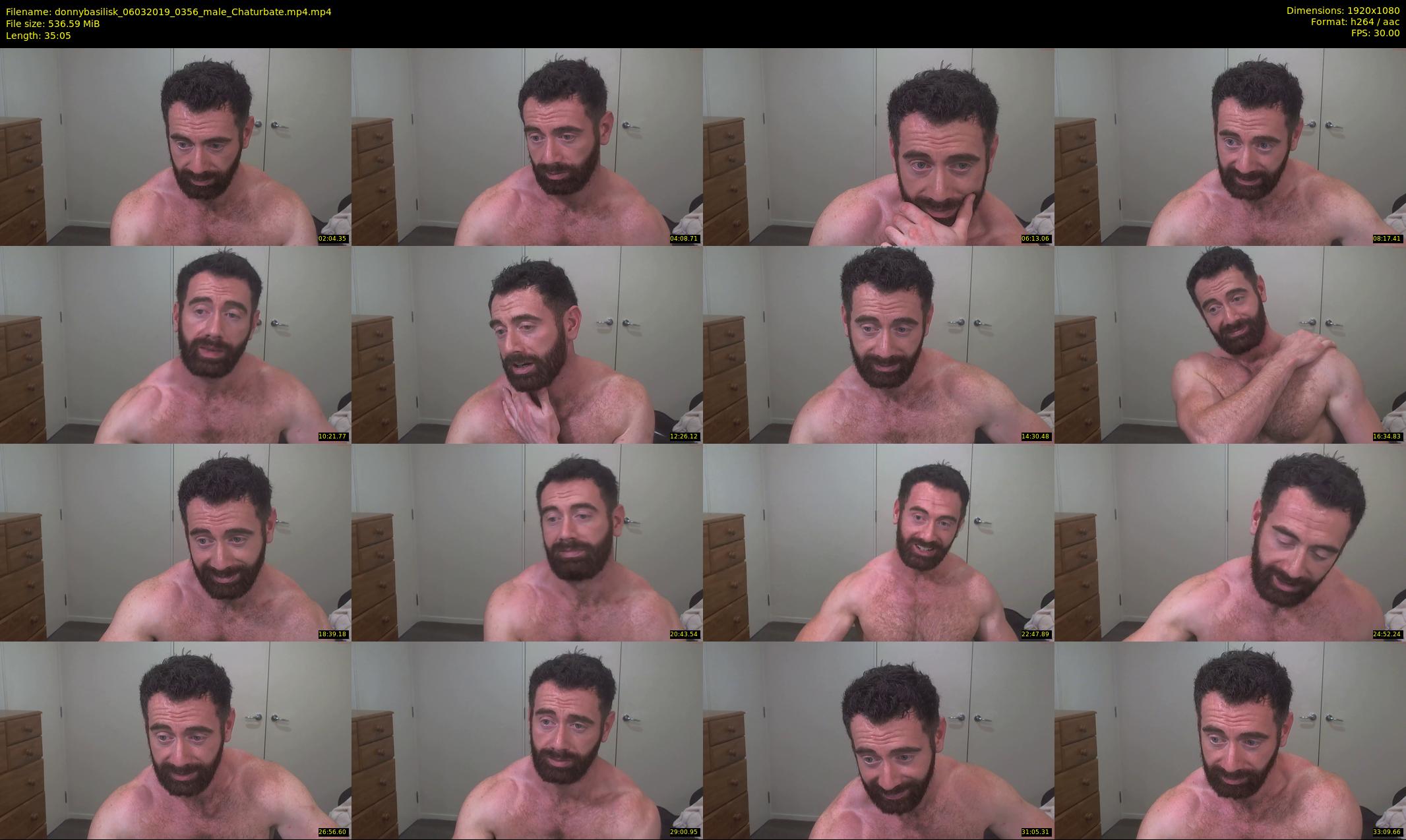 donnybasilisk — 36 minute Chaturbate male cam show recording, 1080p, Mar 6, 2019