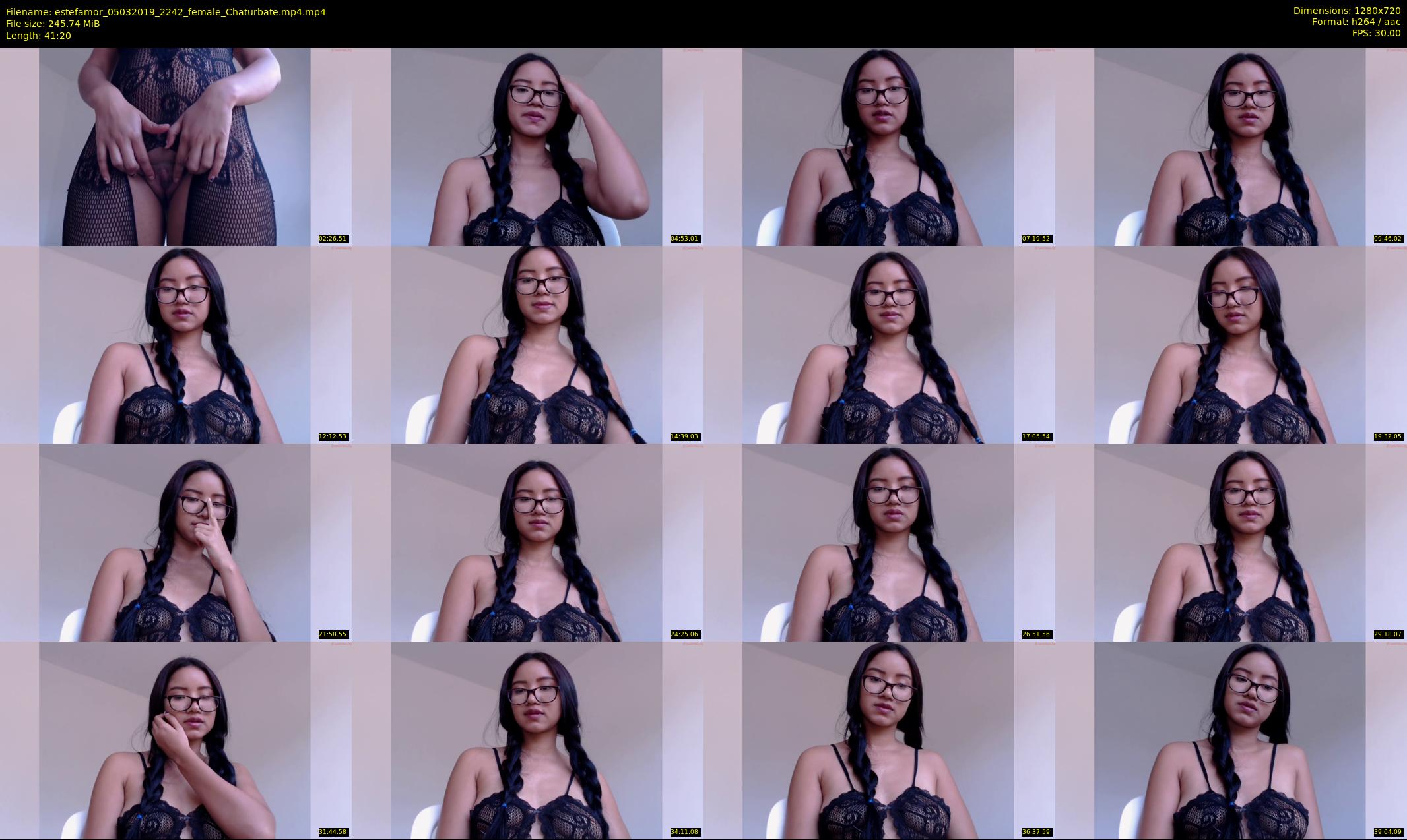 estefamor — 42 minute Chaturbate female cam show recording, 720p, Mar 5, 2019