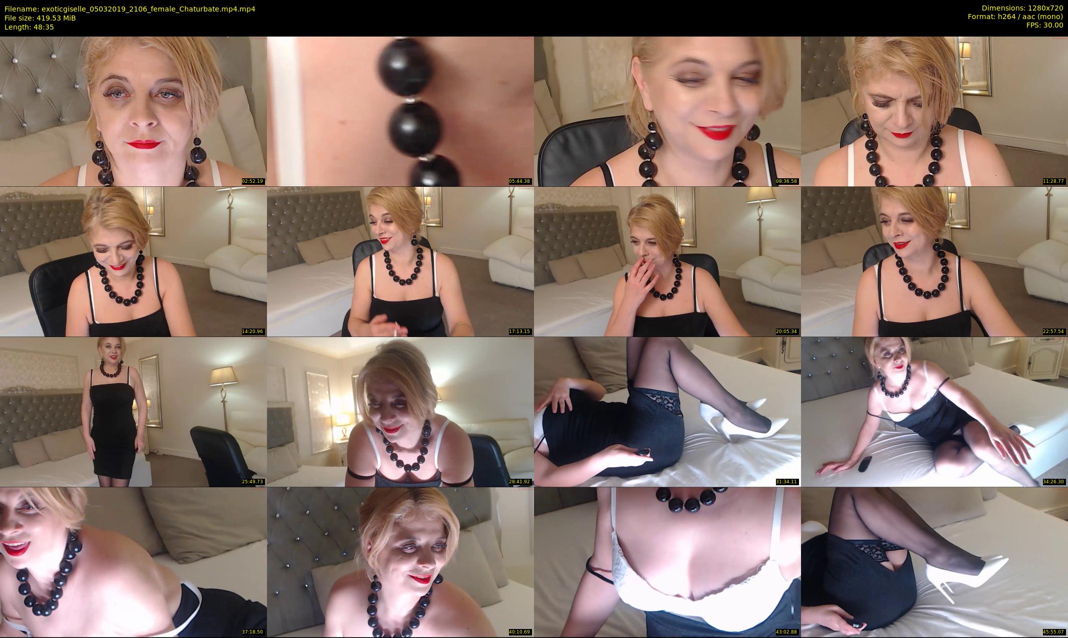 exoticgiselle — 49 minute Chaturbate female cam show recording, 720p, Mar 5, 2019