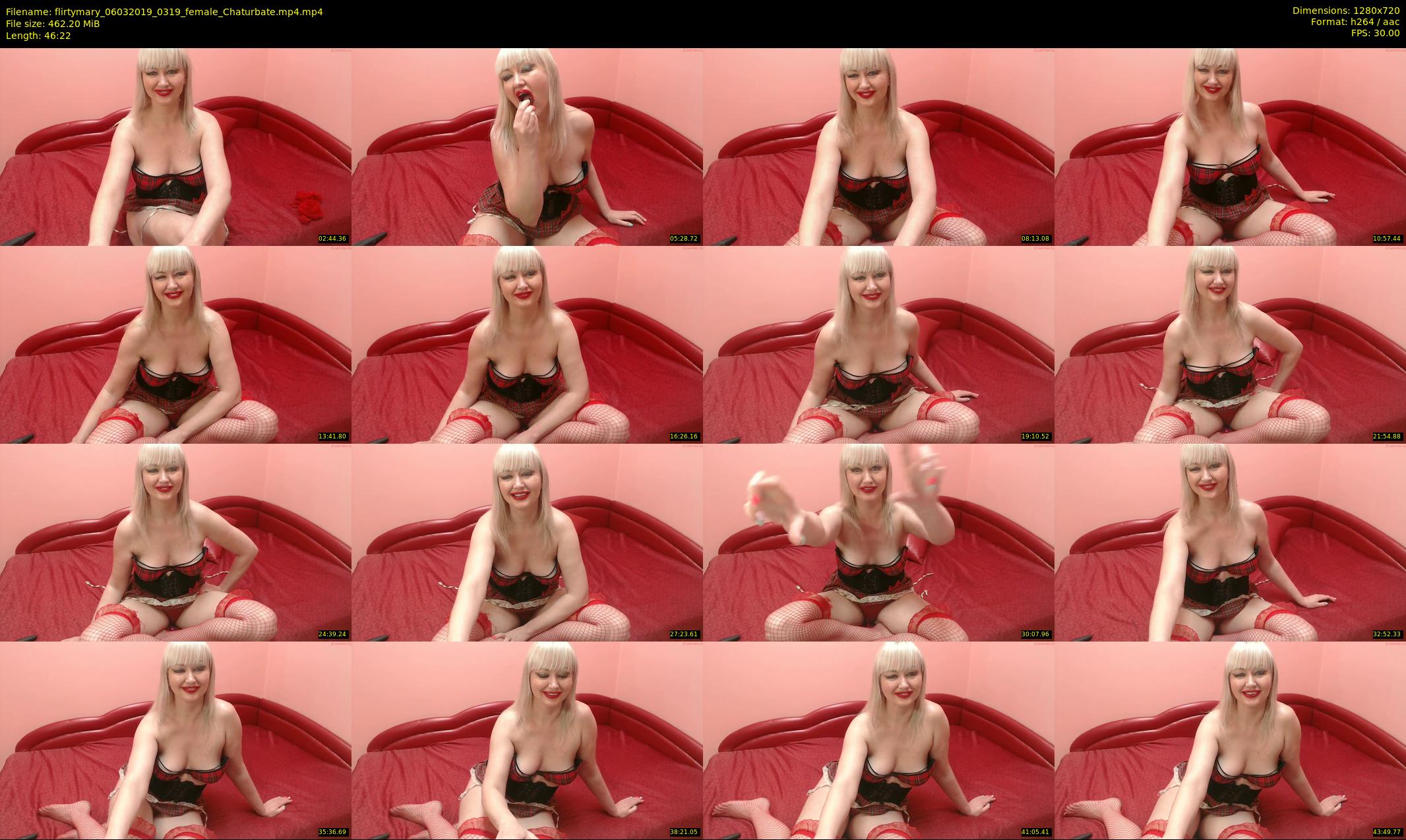 flirtymary — 47 minute Chaturbate female cam show recording, 720p, Mar 6, 2019