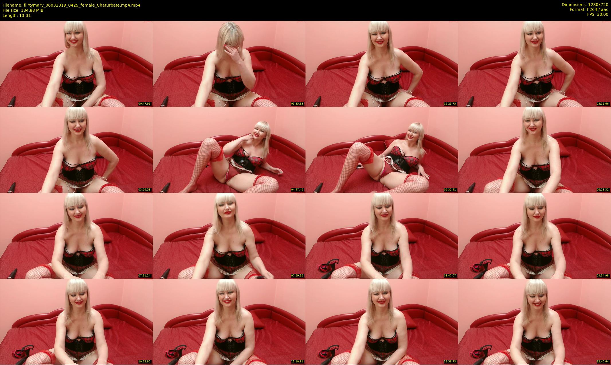 flirtymary — 14 minute Chaturbate female cam show recording, 720p, Mar 6, 2019