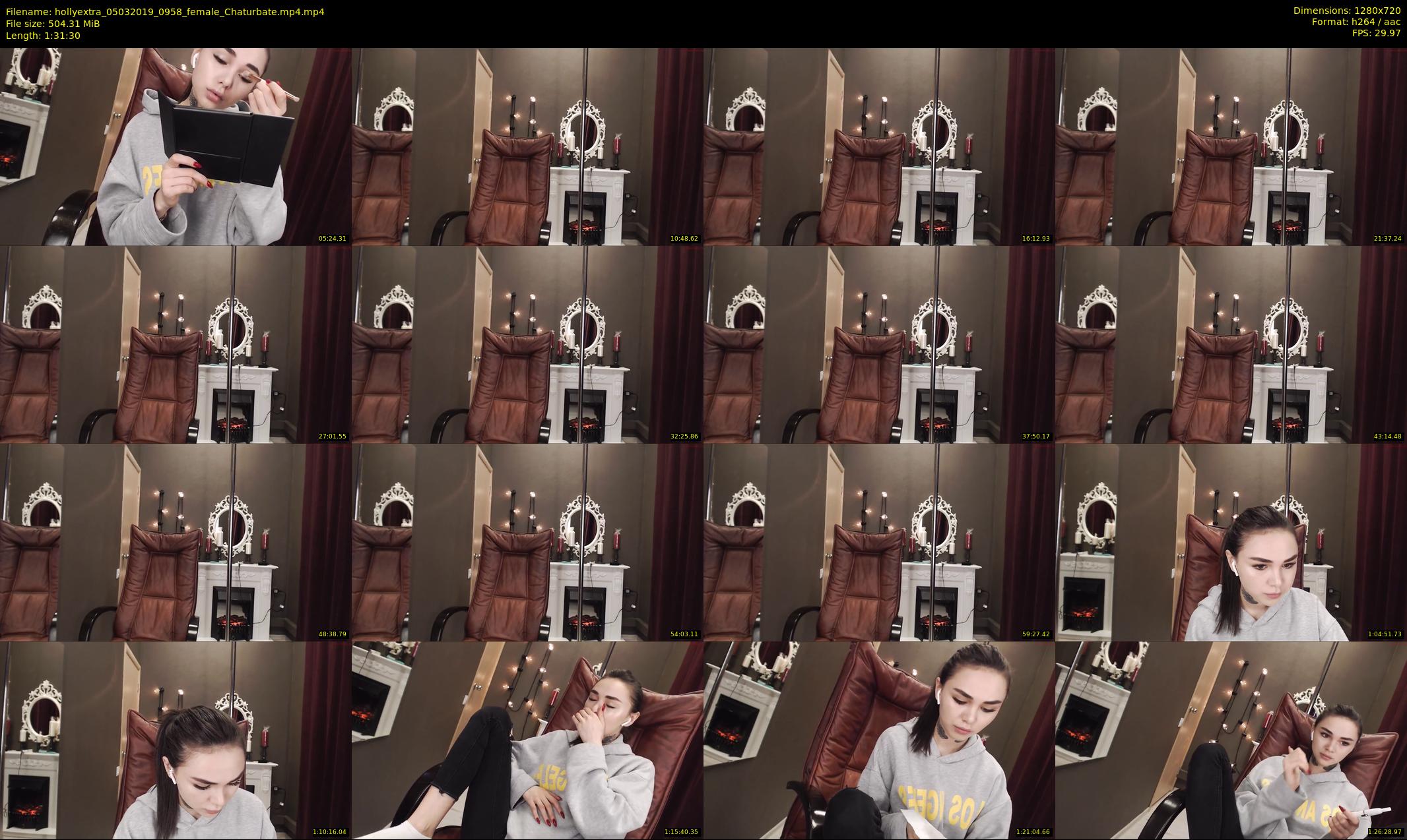 hollyextra — 92 minute Chaturbate female cam show recording, 720p, Mar 5, 2019