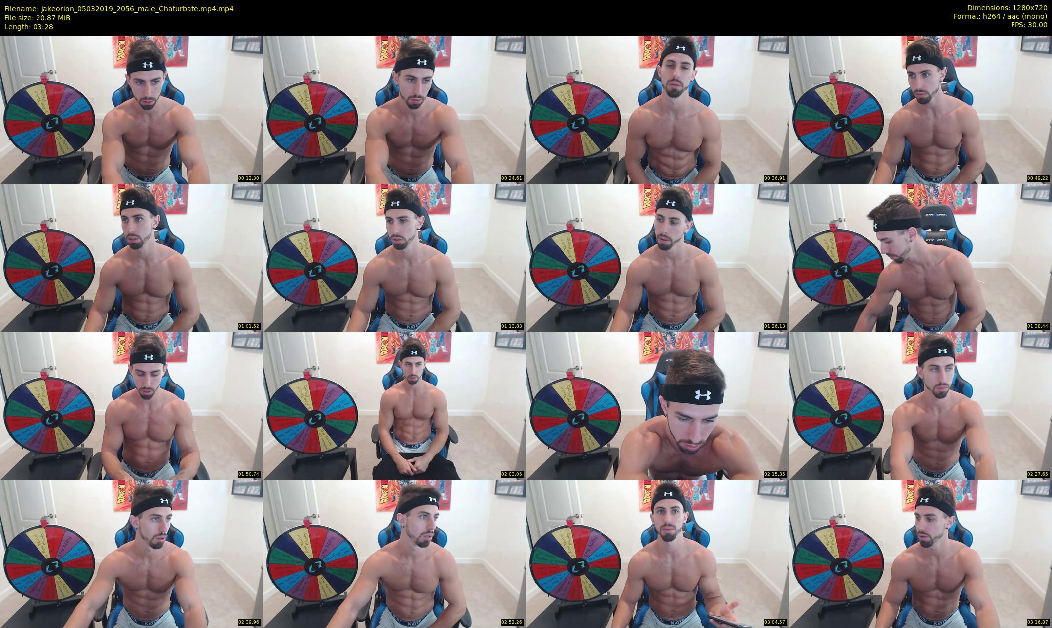 jakeorion — 4 minute Chaturbate male cam show recording, 720p, Mar 5, 2019
