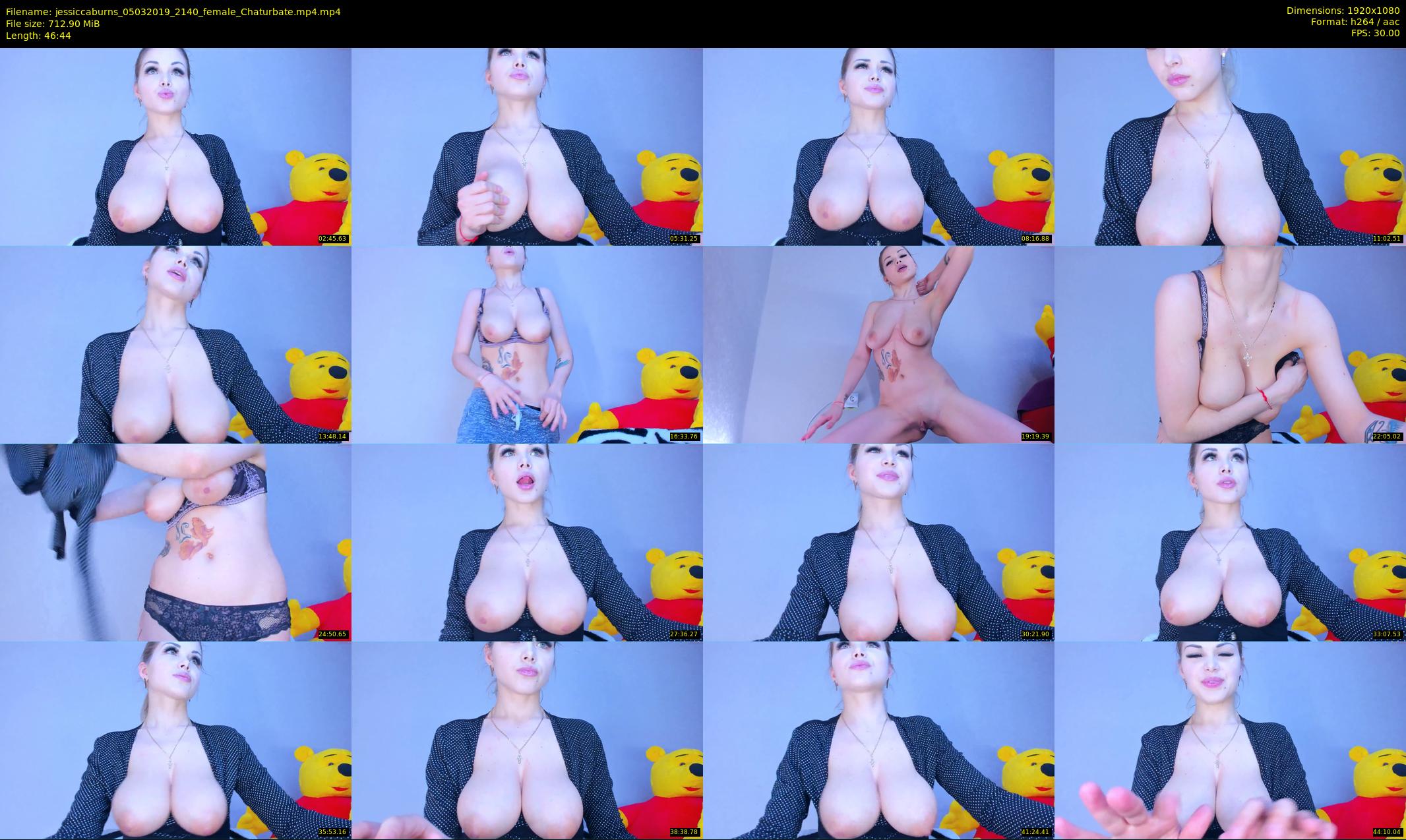 jessiccaburns — 47 minute Chaturbate female cam show recording, 1080p, Mar 5, 2019