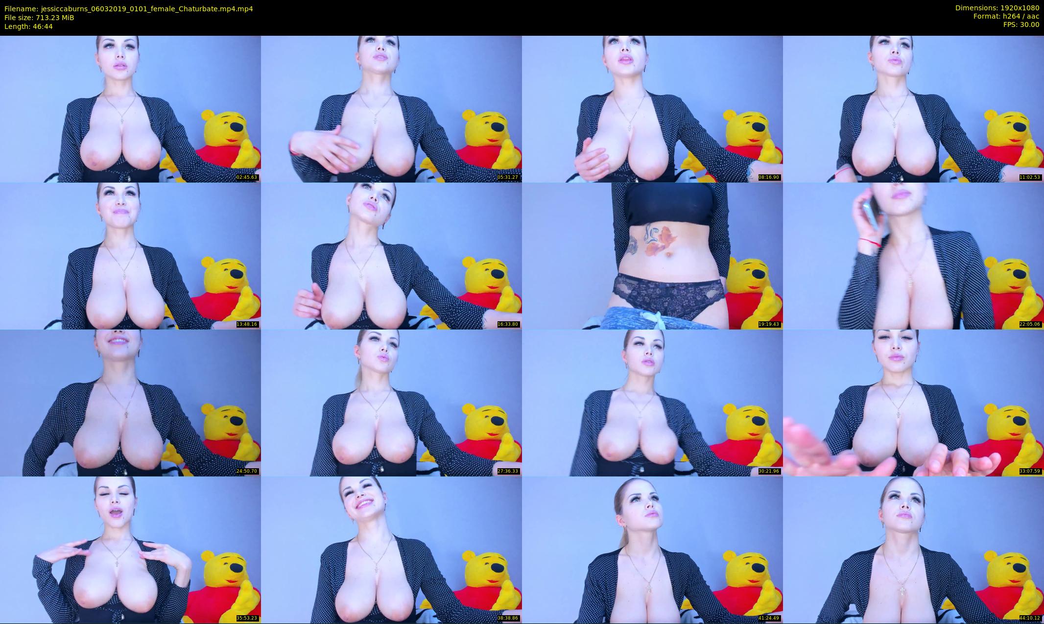 jessiccaburns — 47 minute Chaturbate female cam show recording, 1080p, Mar 6, 2019