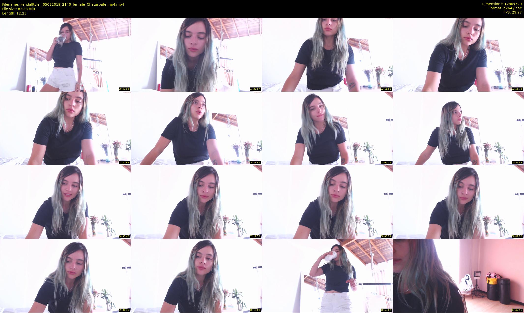 kendalltyler — 13 minute Chaturbate female cam show recording, 720p, Mar 5, 2019