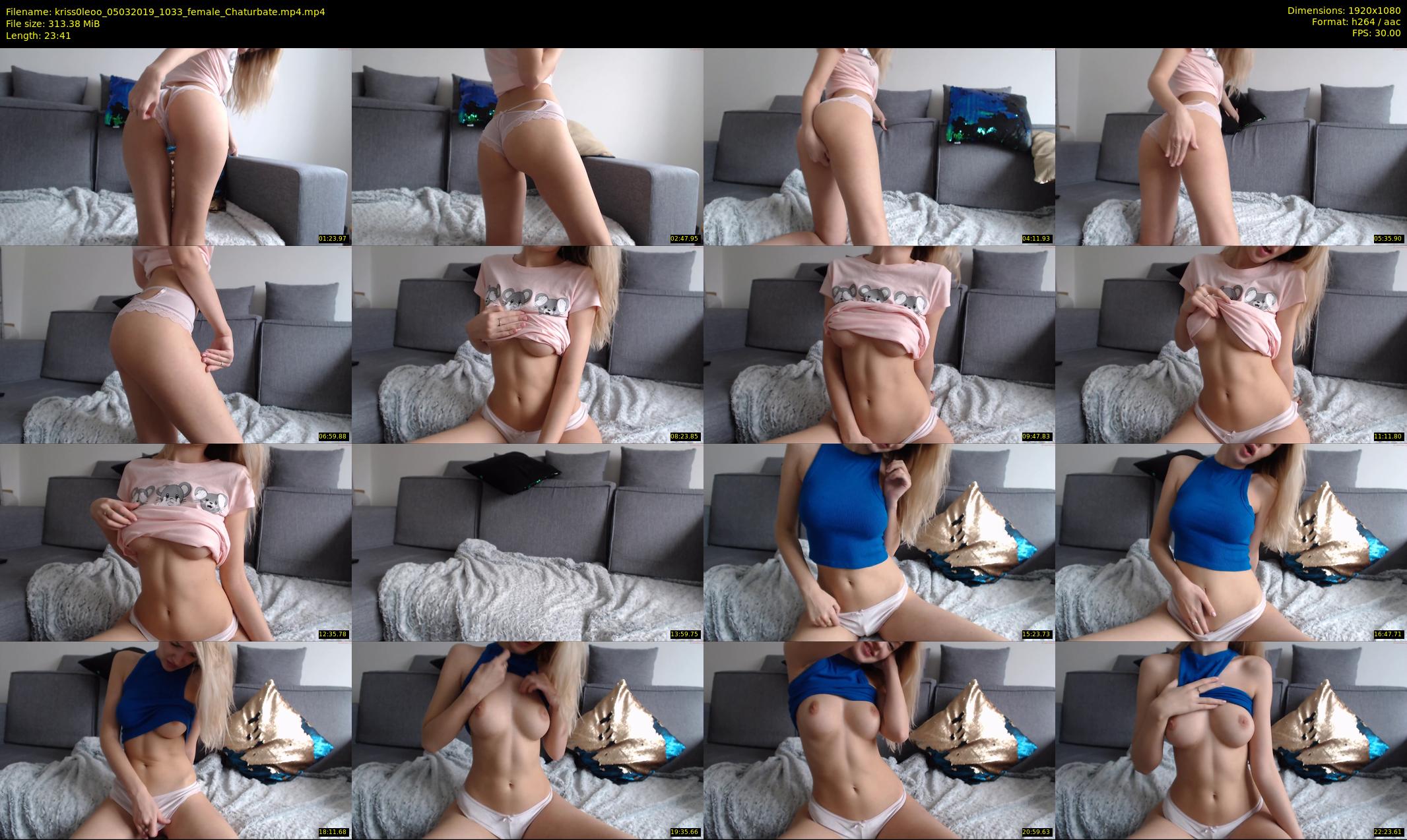 kriss0leoo — 24 minute Chaturbate couple cam show recording, 1080p, Mar 5, 2019