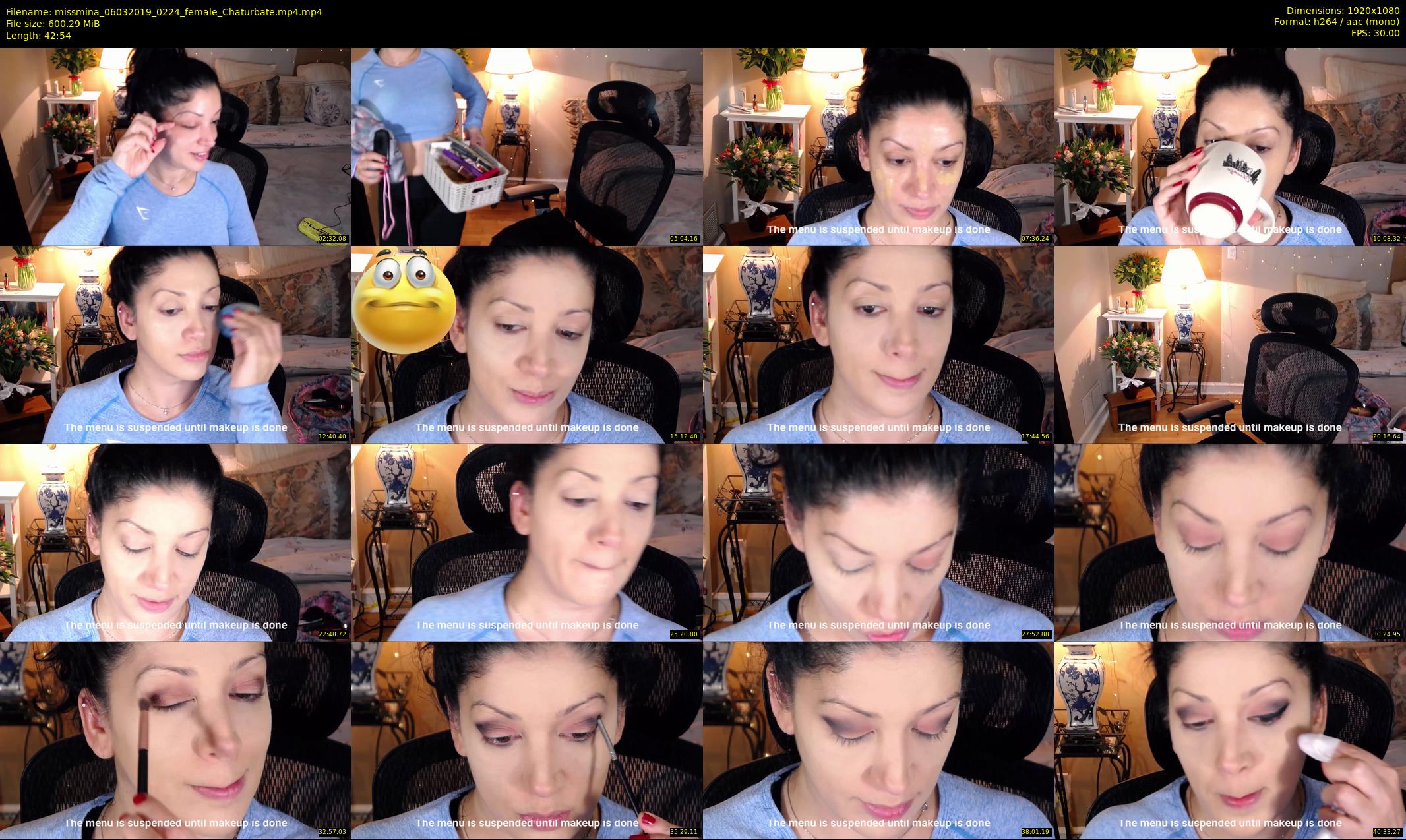 missmina — 43 minute Chaturbate female cam show recording, 1080p, Mar 6, 2019