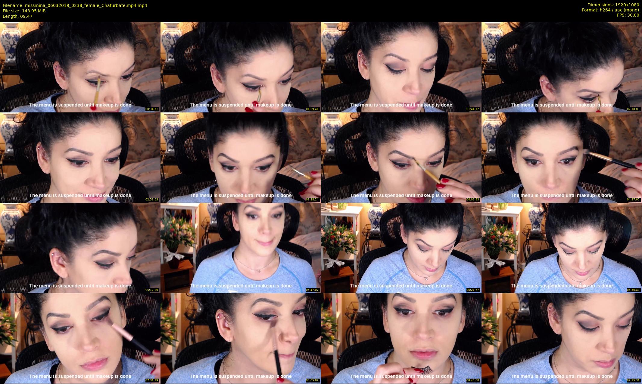 missmina — 10 minute Chaturbate female cam show recording, 1080p, Mar 6, 2019