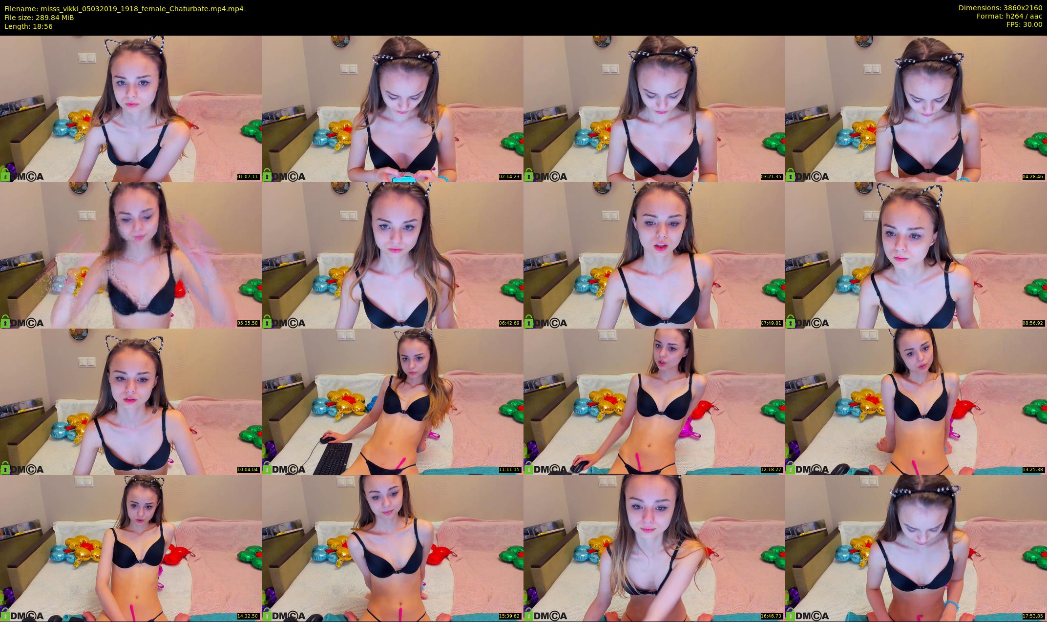 misss_vikki — 19 minute Chaturbate female cam show recording, 4K, Mar 5, 2019