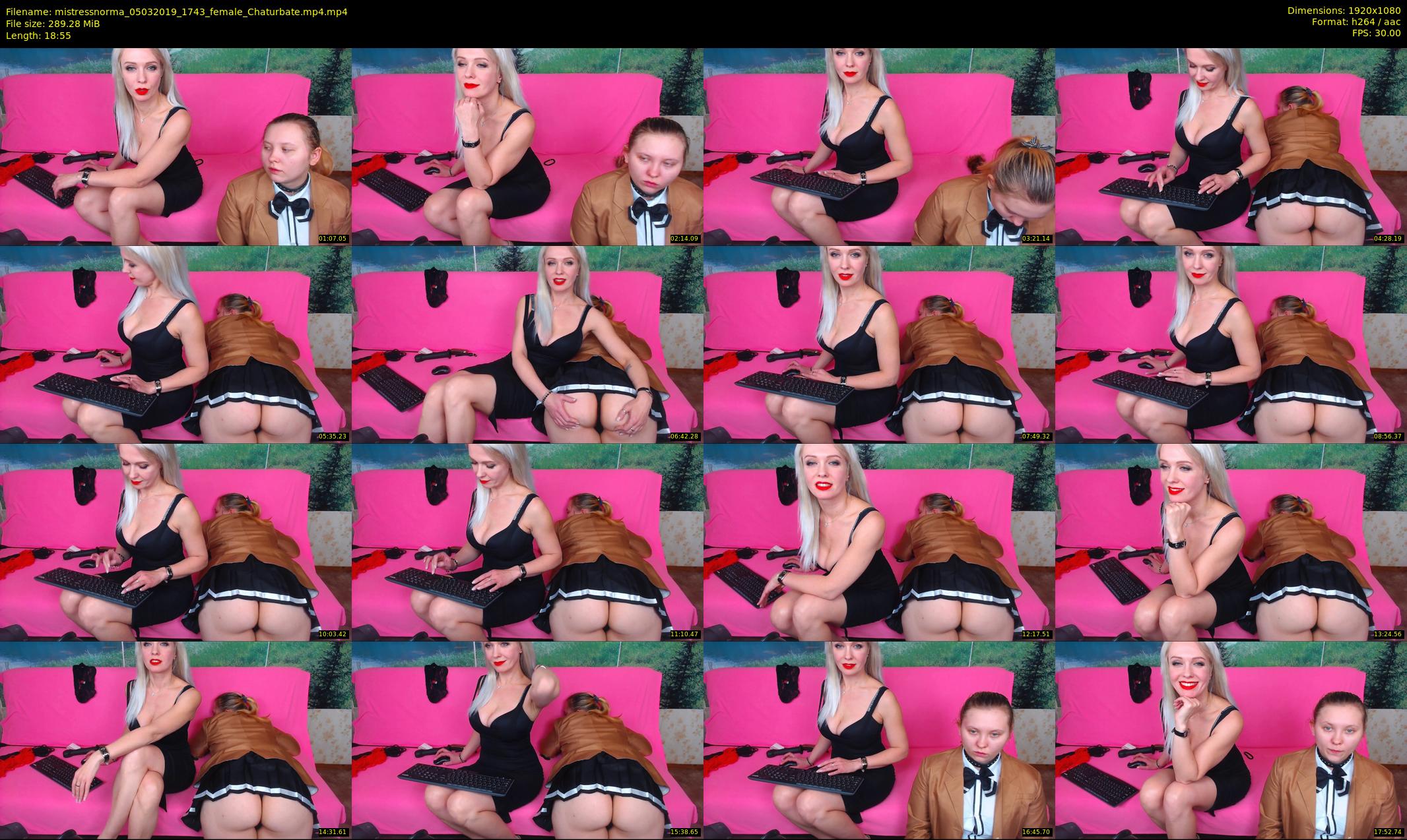 mistressnorma — 19 minute Chaturbate female cam show recording, 1080p, Mar 5, 2019
