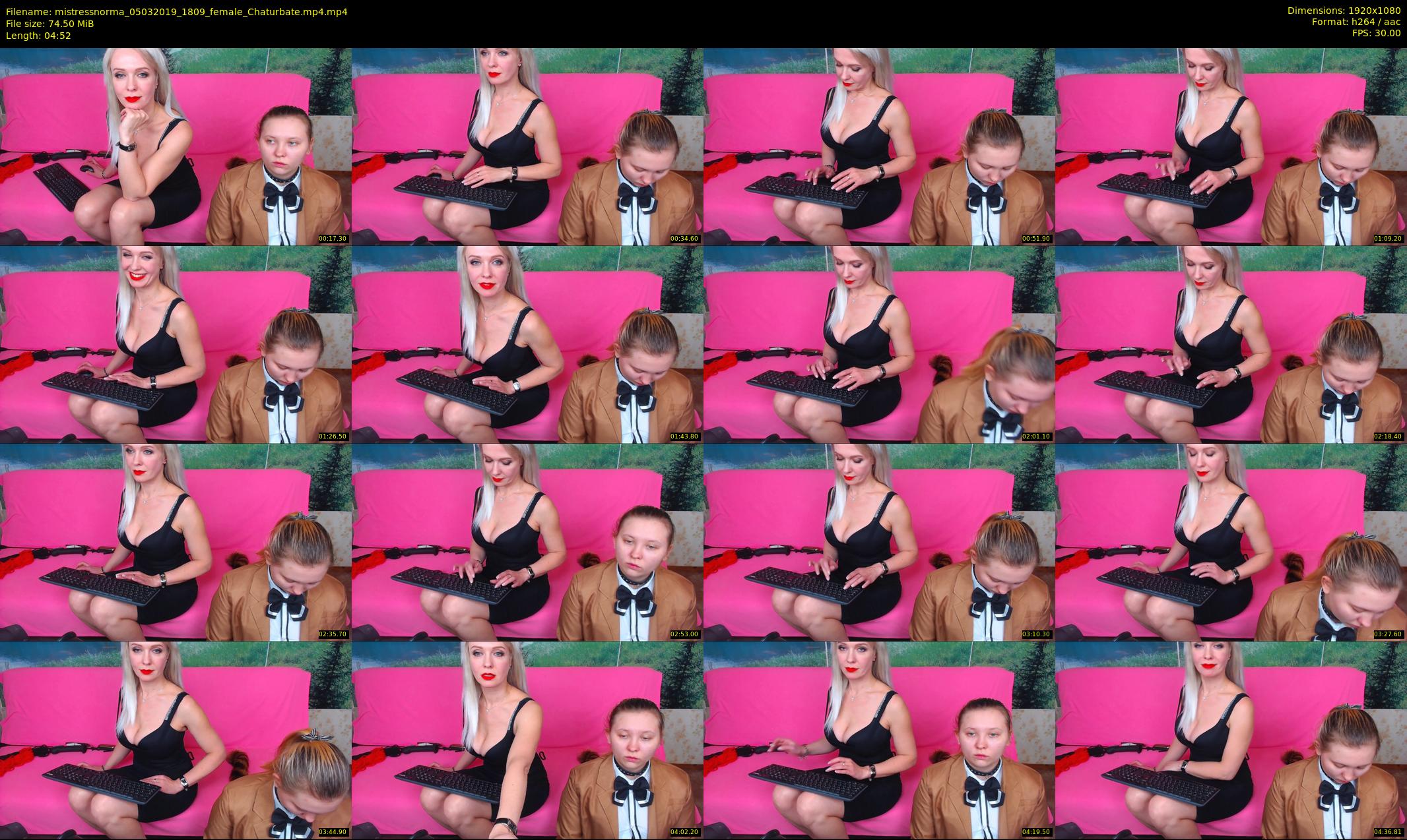 mistressnorma — 5 minute Chaturbate female cam show recording, 1080p, Mar 5, 2019