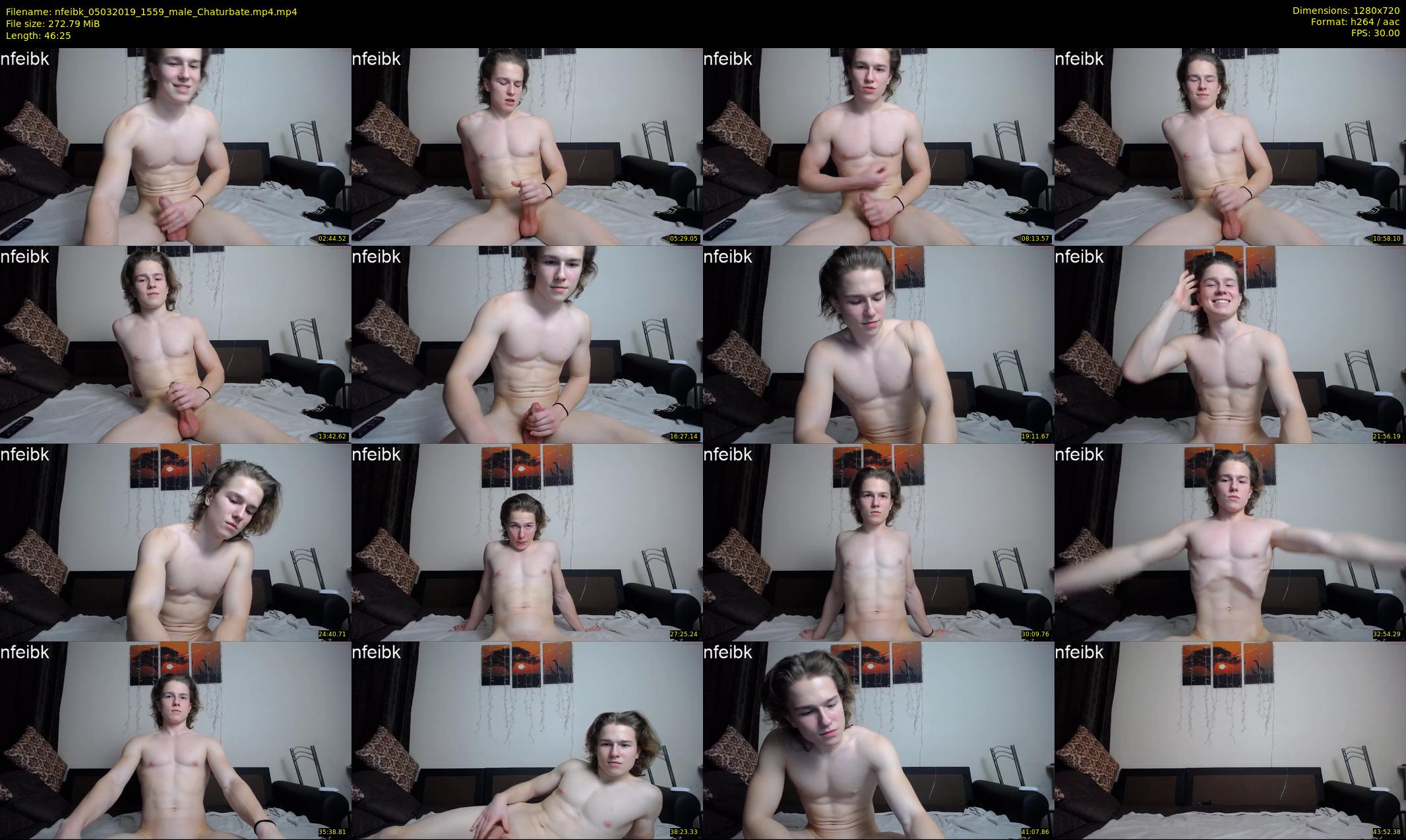 nfeibk — 47 minute Chaturbate male cam show recording, 720p, Mar 5, 2019