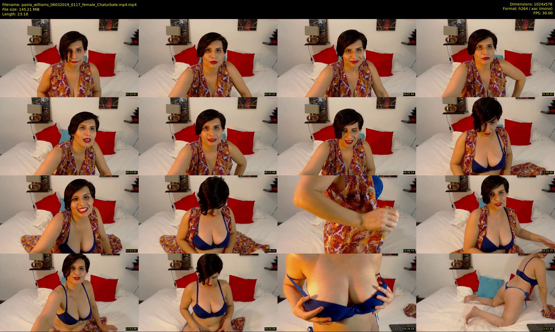 paola_williams — 24 minute Chaturbate female cam show recording, 480p, Mar 6, 2019