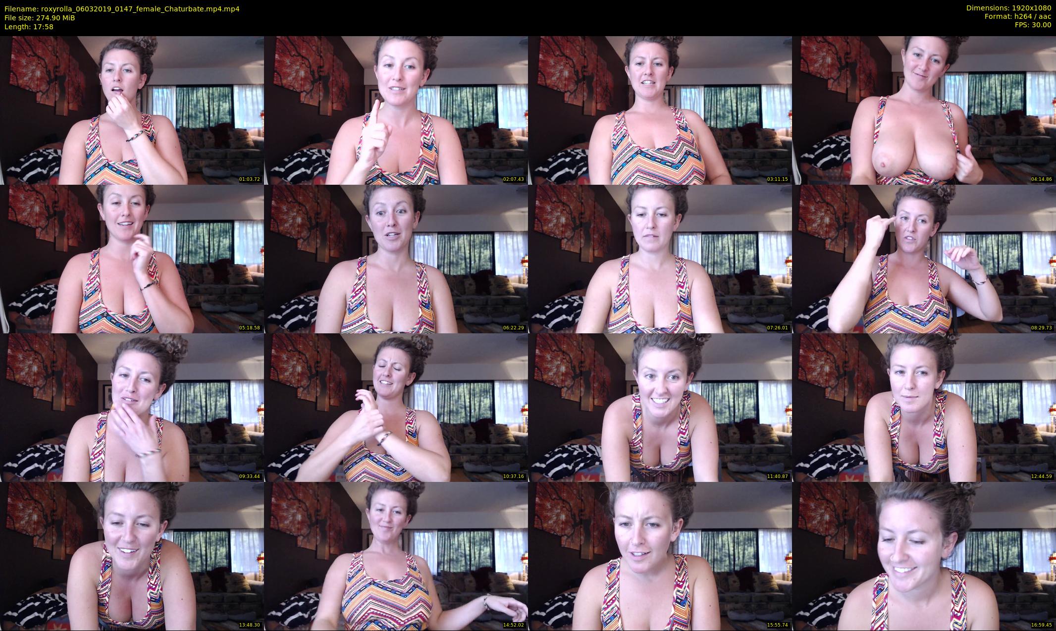 roxyrolla — 18 minute Chaturbate female cam show recording, 1080p, Mar 6, 2019