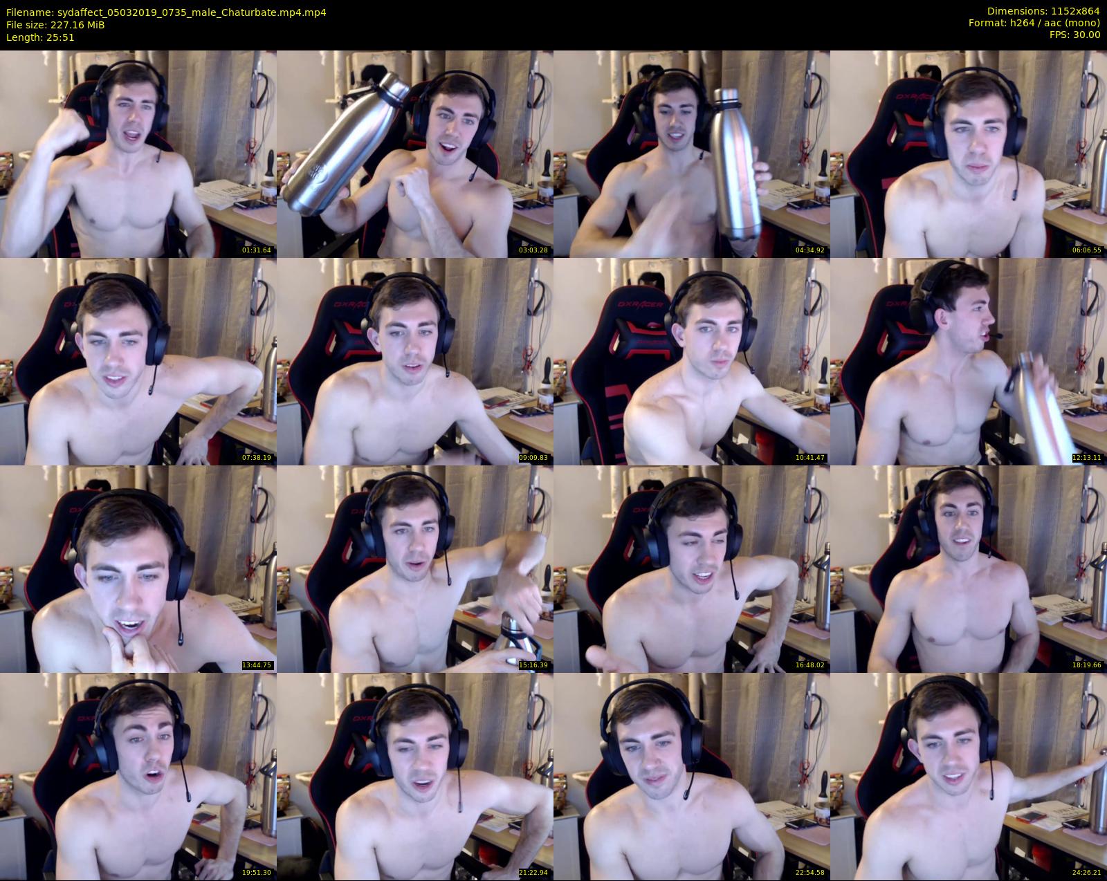sydaffect — 26 minute Chaturbate male cam show recording, 720p, Mar 5, 2019