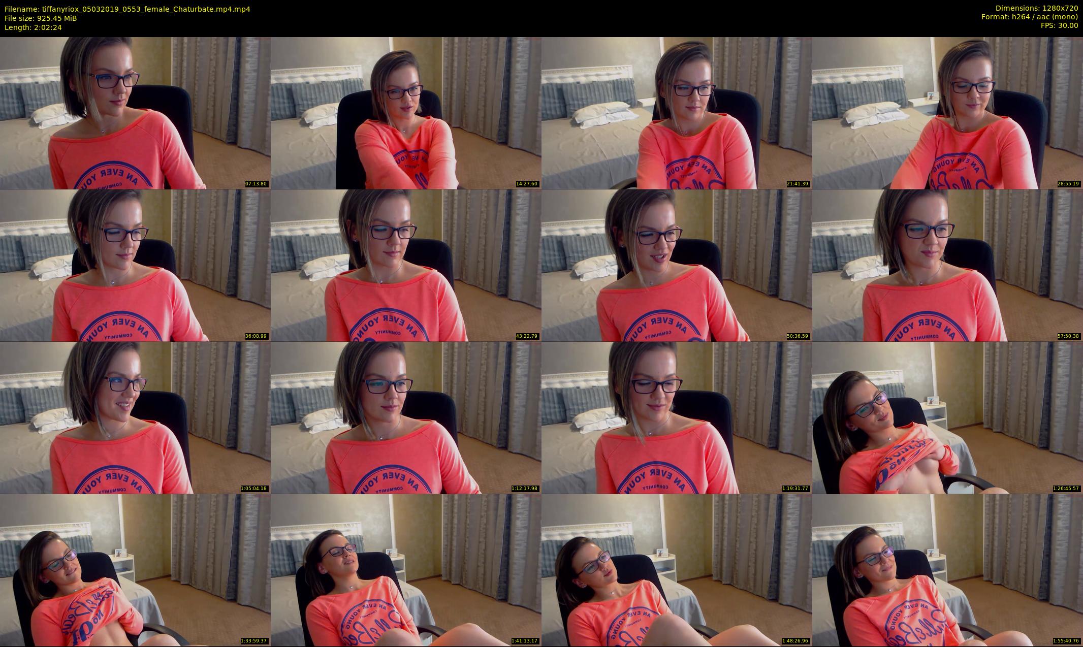 tiffanyriox — 123 minute Chaturbate female cam show recording, 720p, Mar 5, 2019