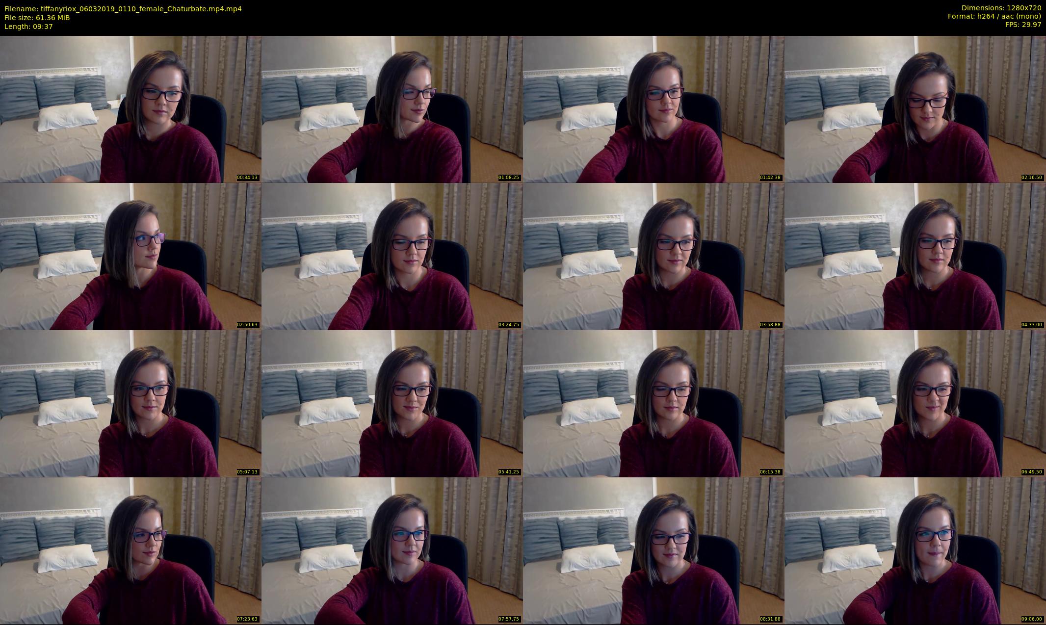 tiffanyriox — 10 minute Chaturbate female cam show recording, 720p, Mar 6, 2019