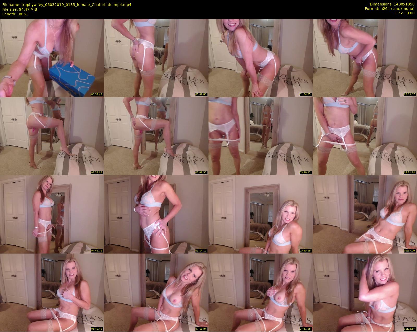 trophywifey — 9 minute Chaturbate female cam show recording, 720p, Mar 6, 2019