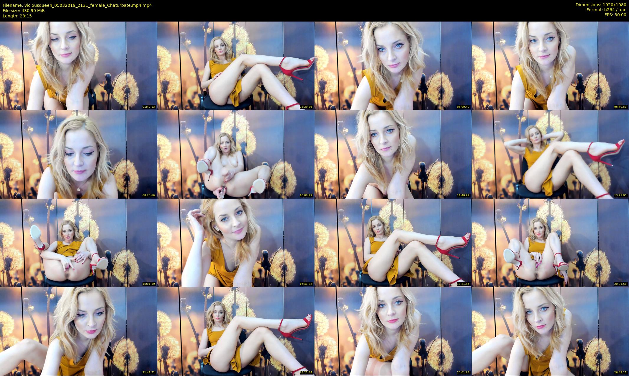 viciousqueen — 29 minute Chaturbate female cam show recording, 1080p, Mar 5, 2019