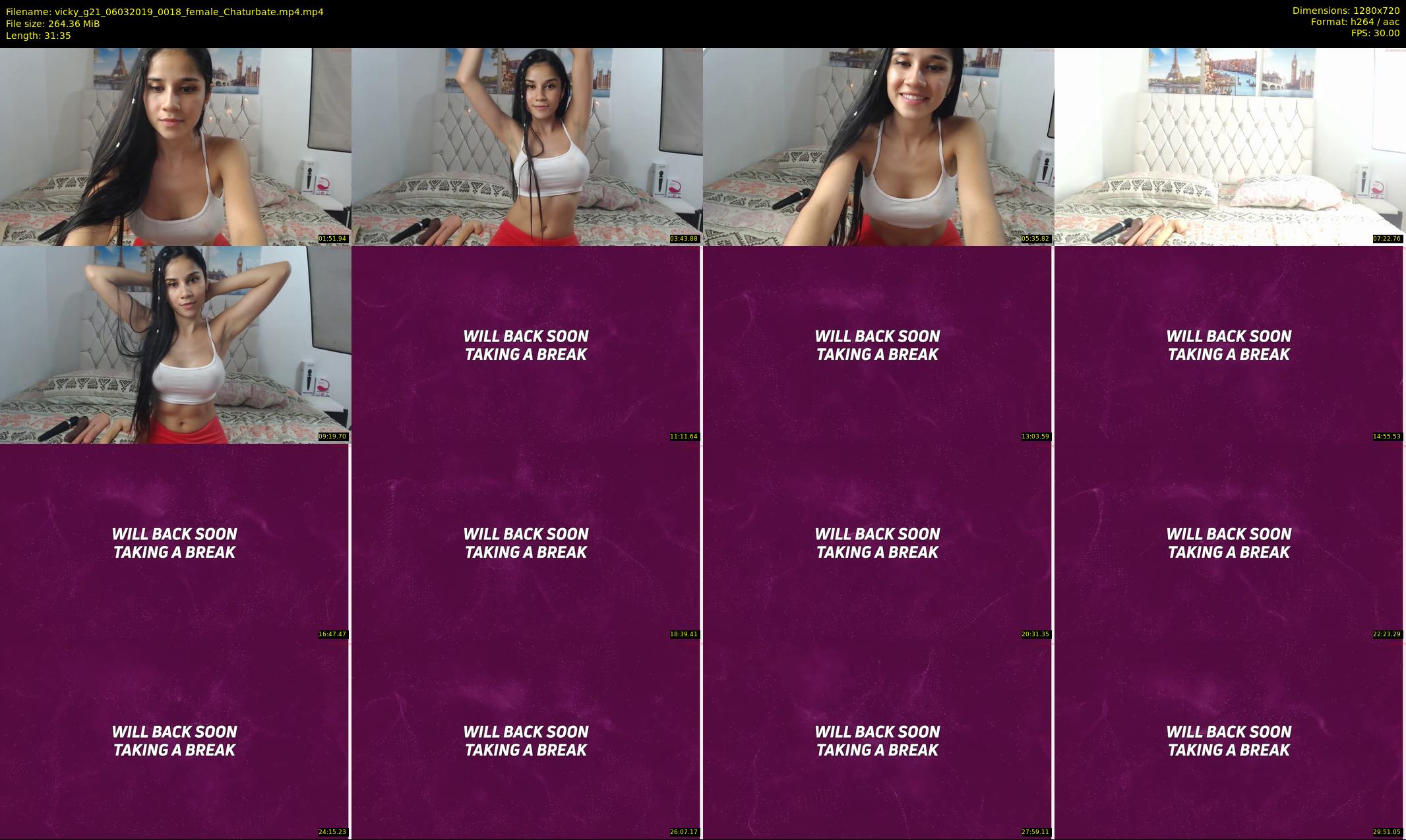 vicky_g21 — 32 minute Chaturbate female cam show recording, 720p, Mar 6, 2019
