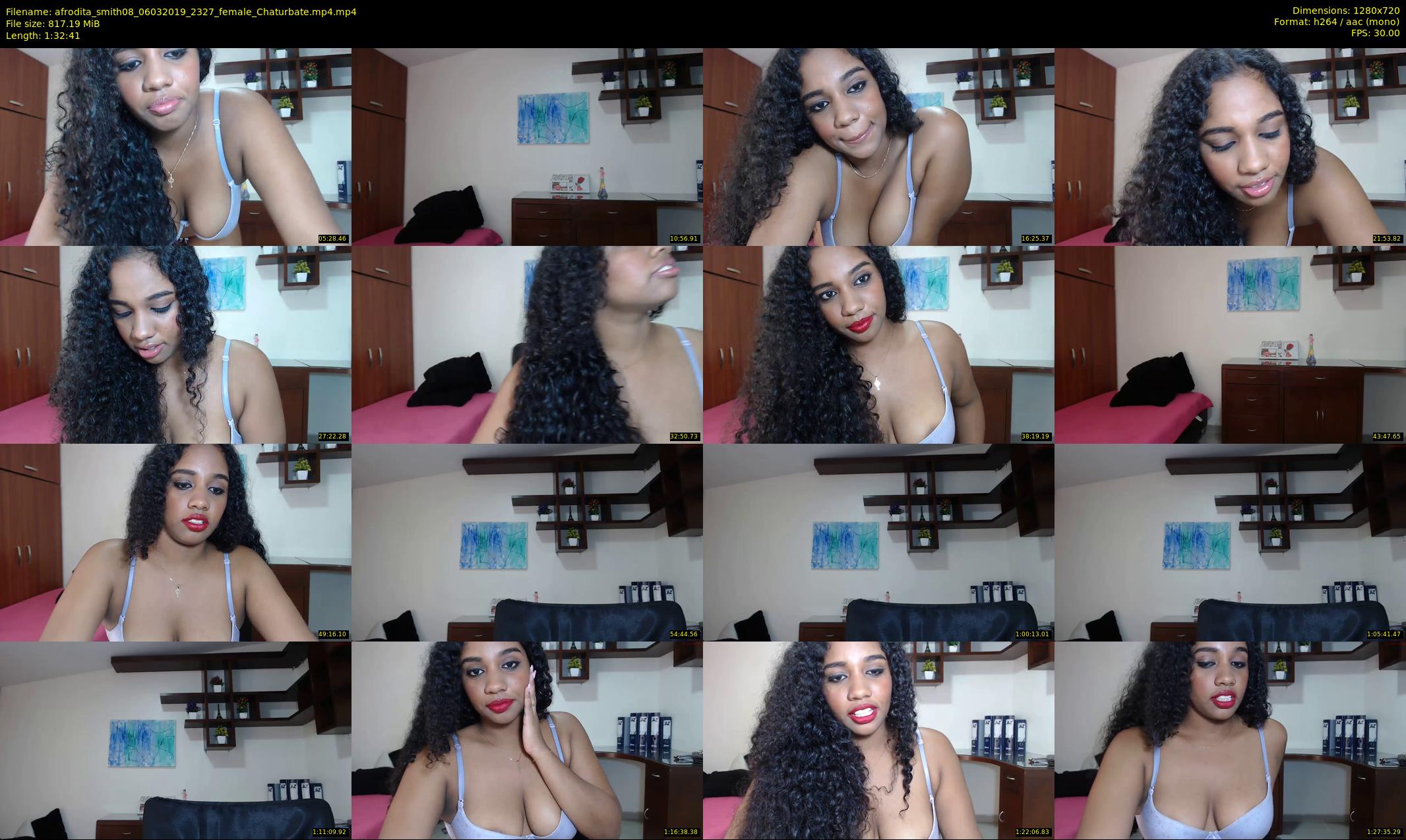 afrodita_smith08 — 93 minute Chaturbate female cam show recording, 720p, Mar 6, 2019