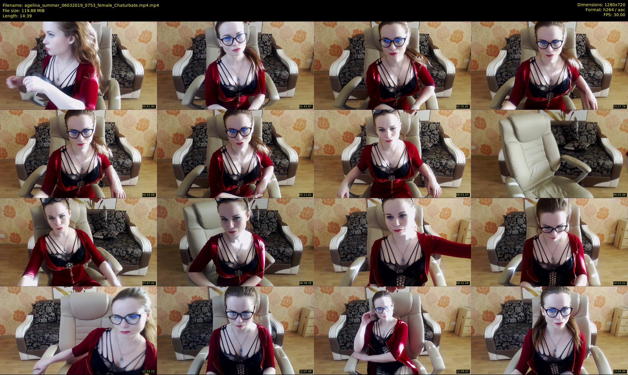 agelina_summer — 15 minute Chaturbate female cam show recording, 720p, Mar 6, 2019