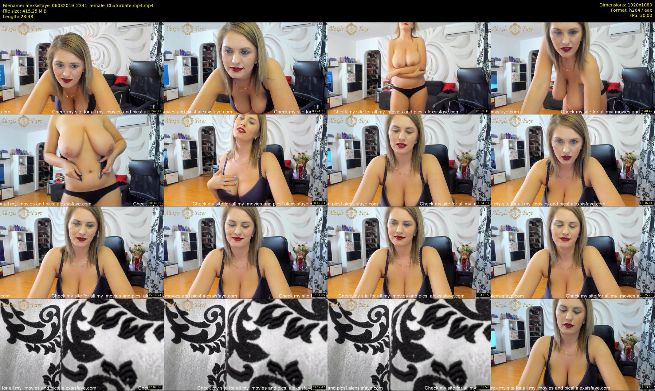 alexsisfaye — 29 minute Chaturbate female cam show recording, 1080p, Mar 6, 2019