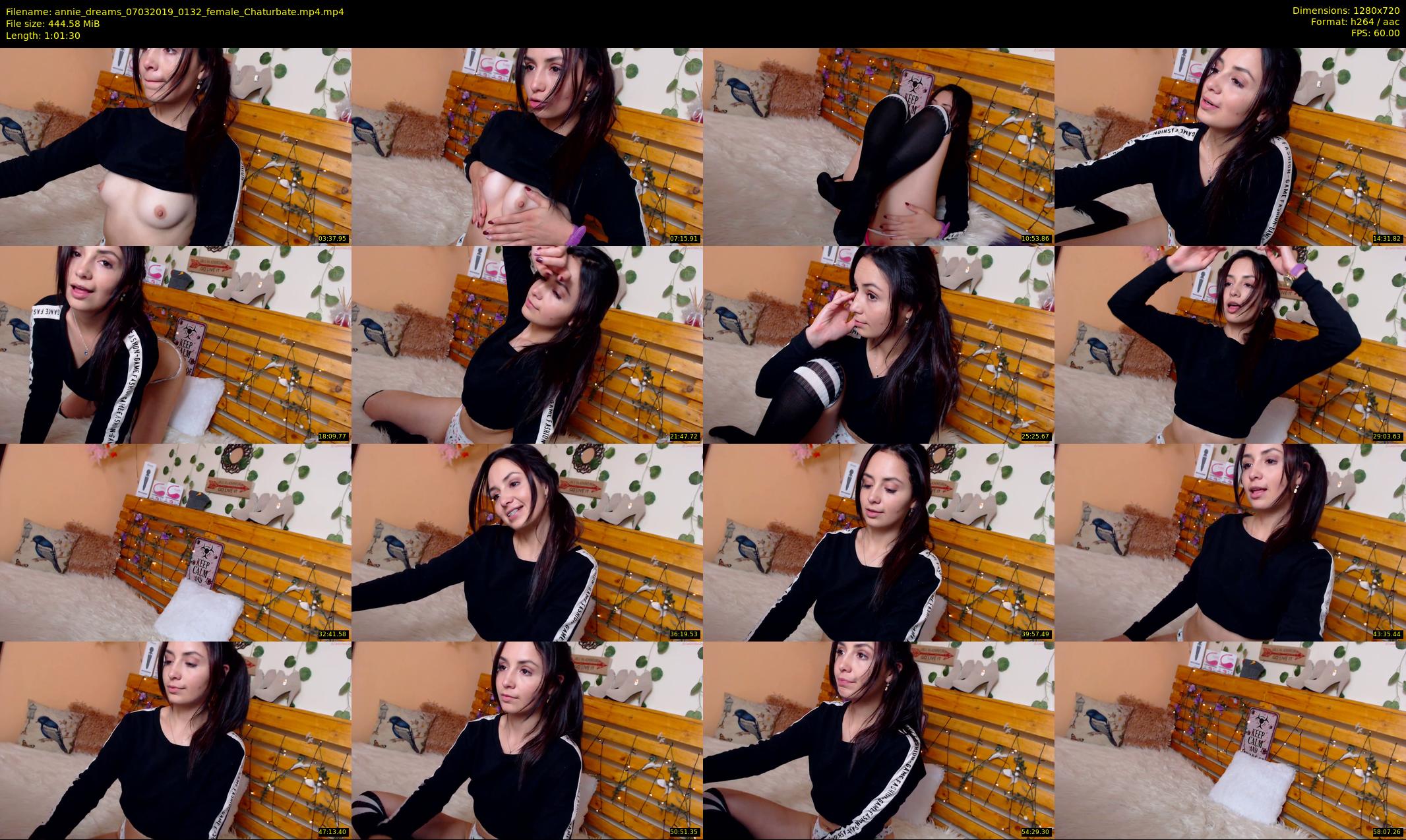 annie_dreams — 62 minute Chaturbate female cam show recording, 720p, Mar 7, 2019