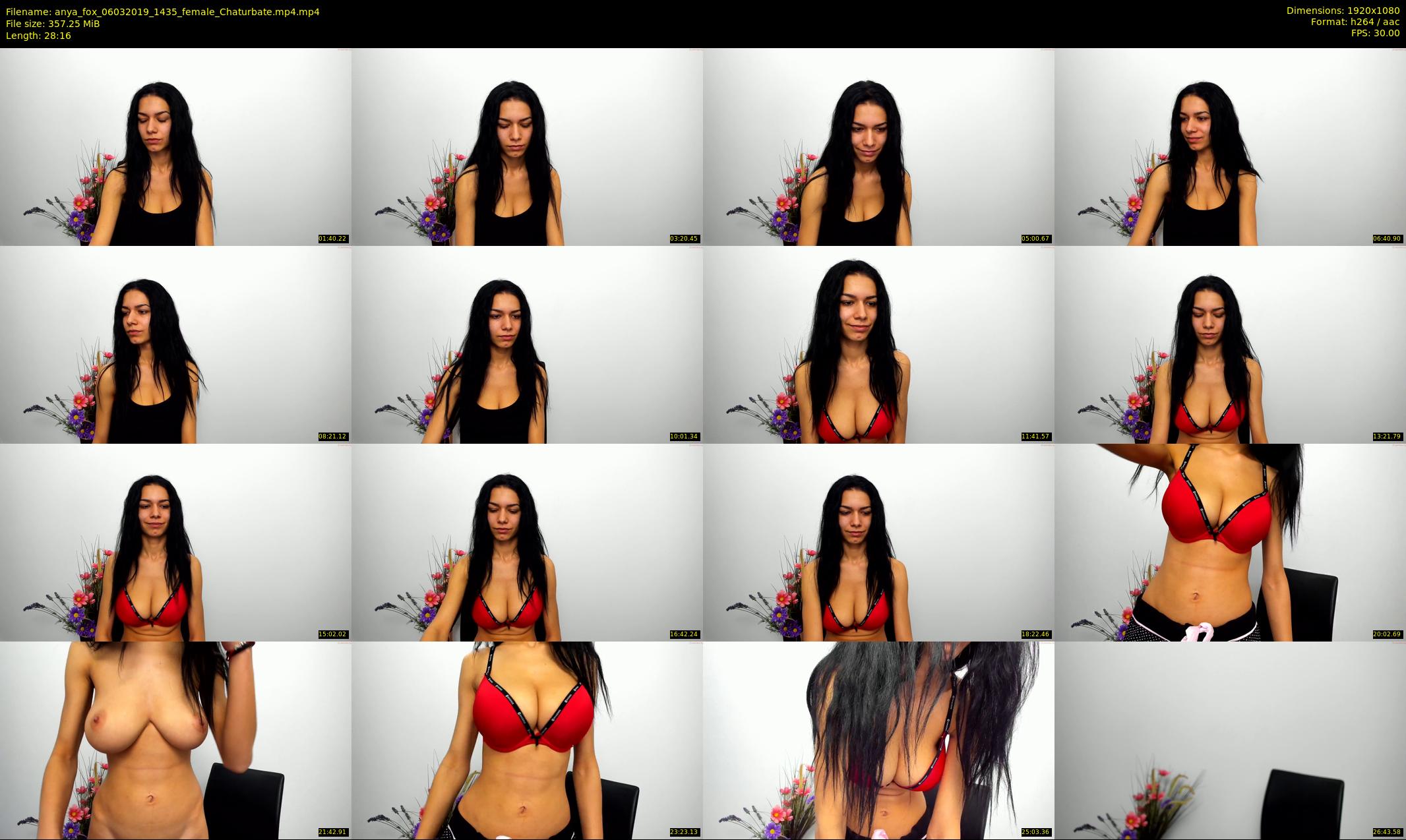 anya_fox — 29 minute Chaturbate female cam show recording, 1080p, Mar 6, 2019