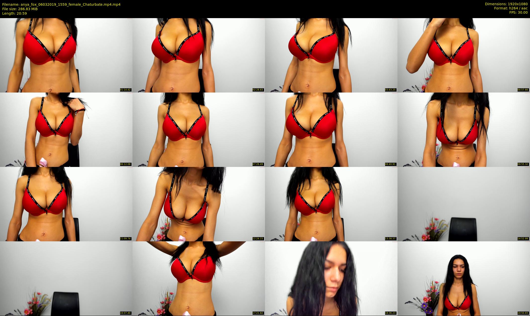 anya_fox — 21 minute Chaturbate female cam show recording, 1080p, Mar 6, 2019