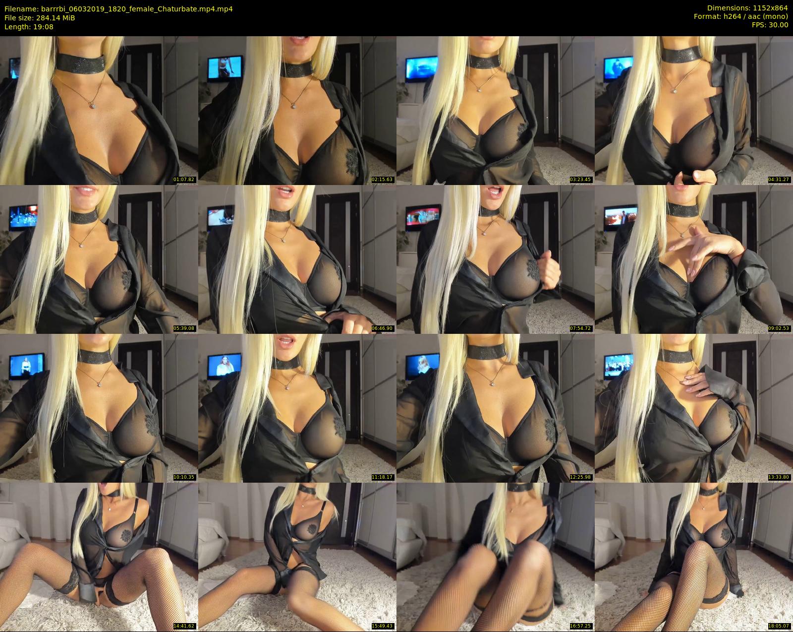 barrrbi — 20 minute Chaturbate female cam show recording, 720p, Mar 6, 2019