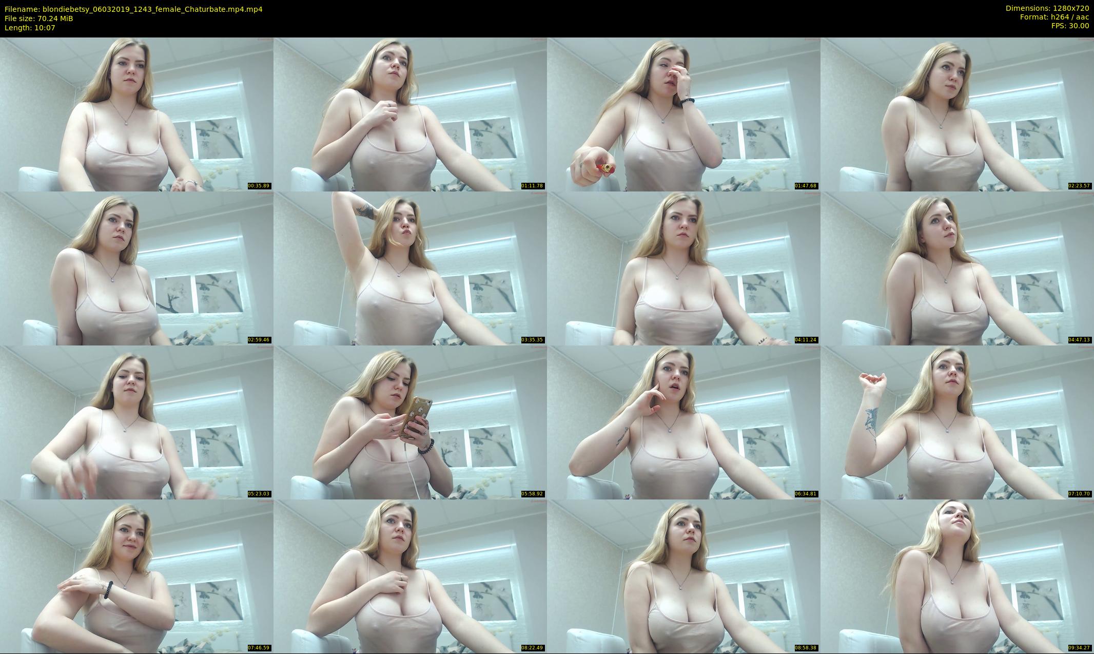 blondiebetsy — 11 minute Chaturbate female cam show recording, 720p, Mar 6, 2019