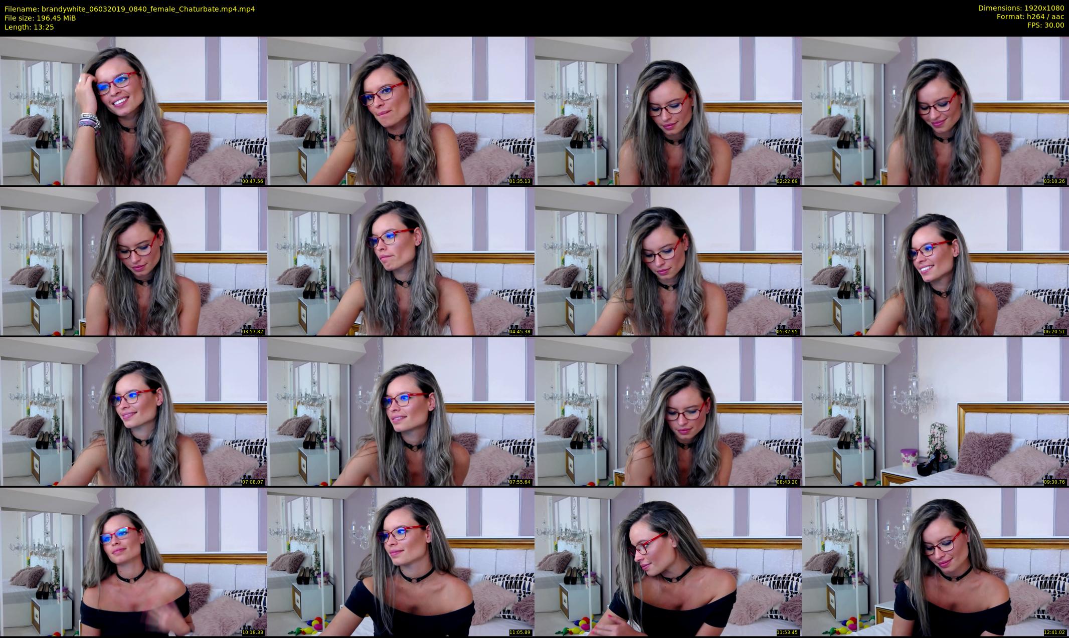 brandywhite — 14 minute Chaturbate female cam show recording, 1080p, Mar 6, 2019