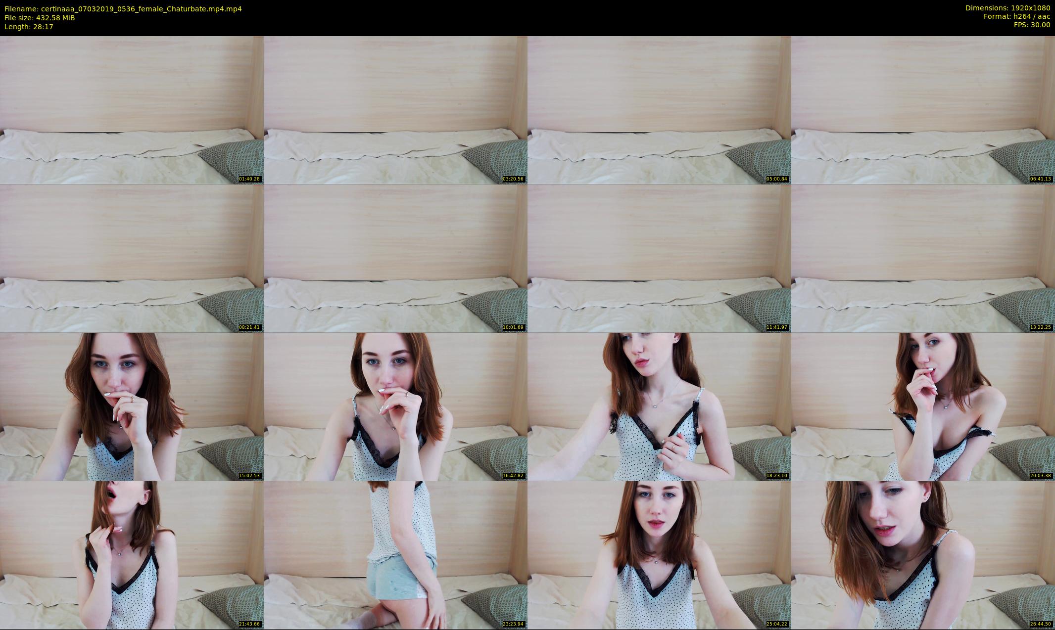 certinaaa — 29 minute Chaturbate female cam show recording, 1080p, Mar 7, 2019