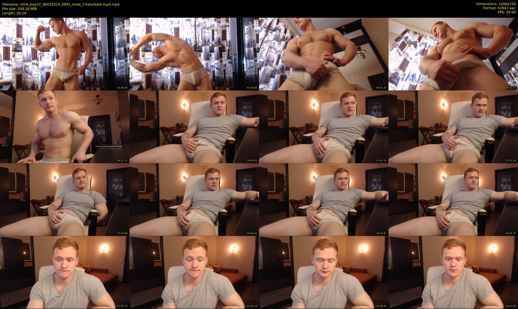 chris_boy37 — 29 minute Chaturbate male cam show recording, 720p, Mar 6, 2019