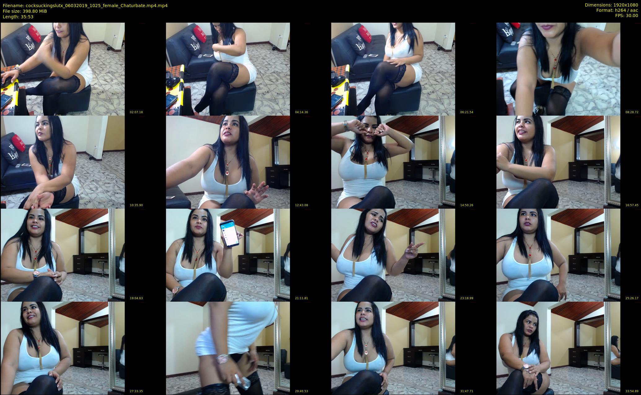 cocksuckingslutx — 36 minute Chaturbate female cam show recording, 1080p, Mar 6, 2019