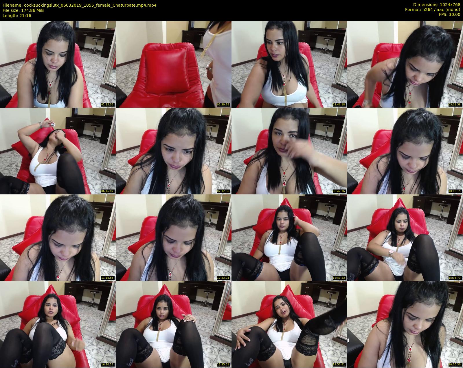cocksuckingslutx — 22 minute Chaturbate female cam show recording, 720p, Mar 6, 2019