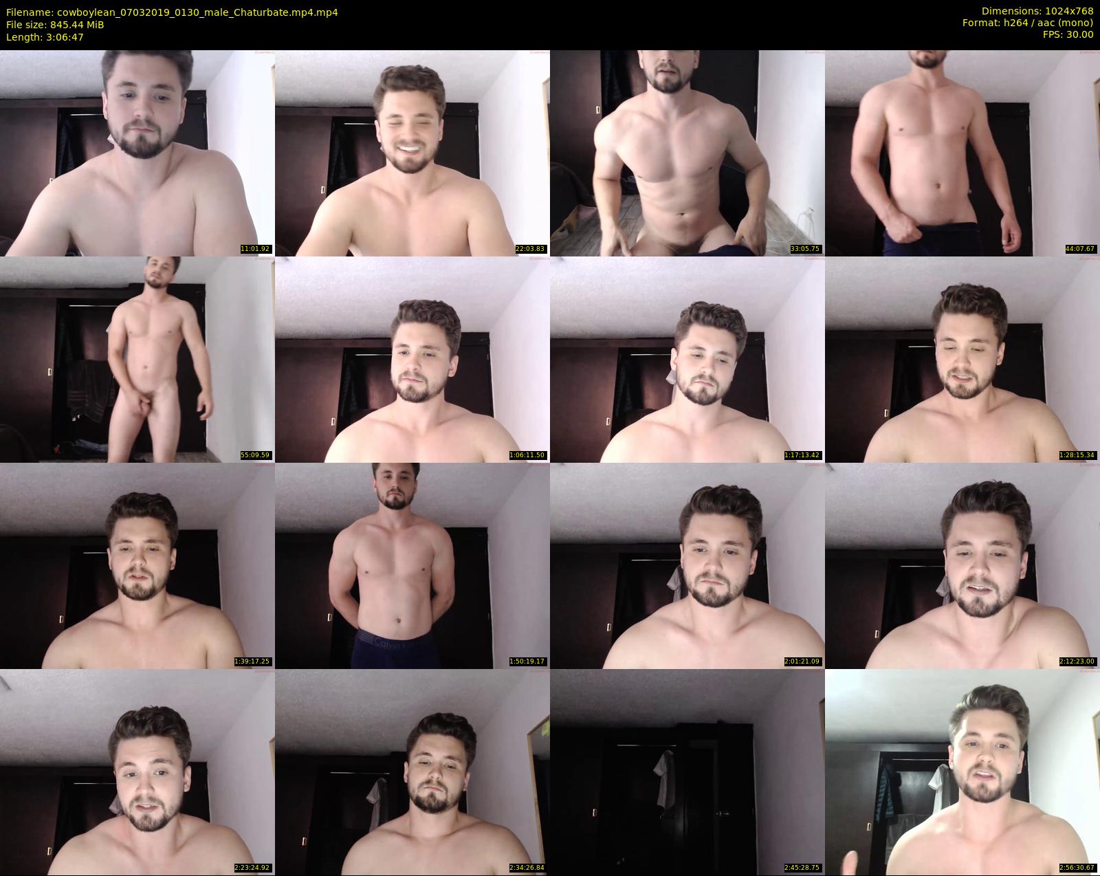 cowboylean — 187 minute Chaturbate male cam show recording, 720p, Mar 7, 2019