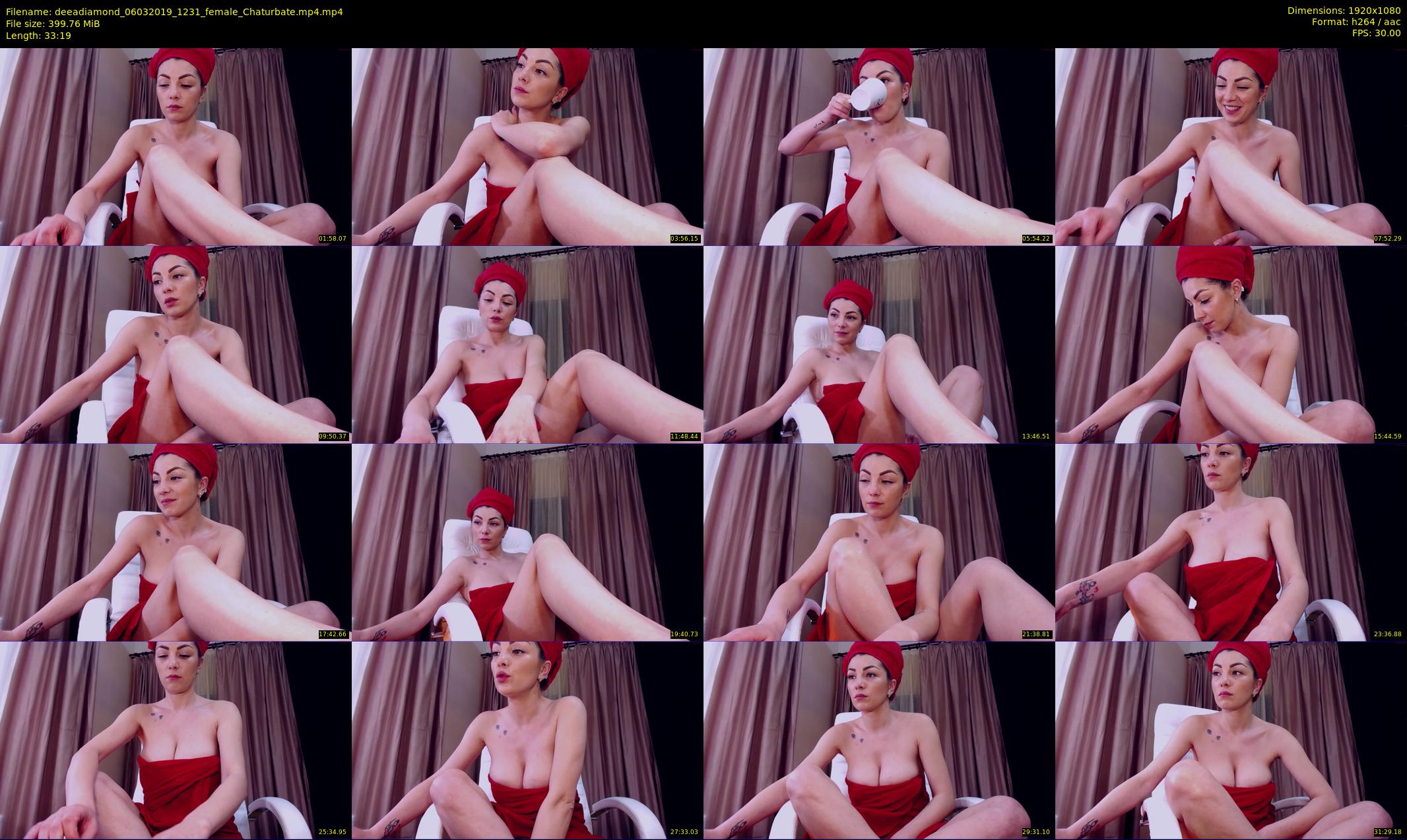 deeadiamond — 34 minute Chaturbate female cam show recording, 1080p, Mar 6, 2019