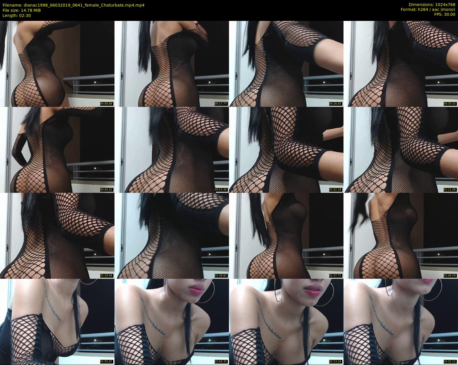 dianac1998 — 3 minute Chaturbate female cam show recording, 720p, Mar 6, 2019