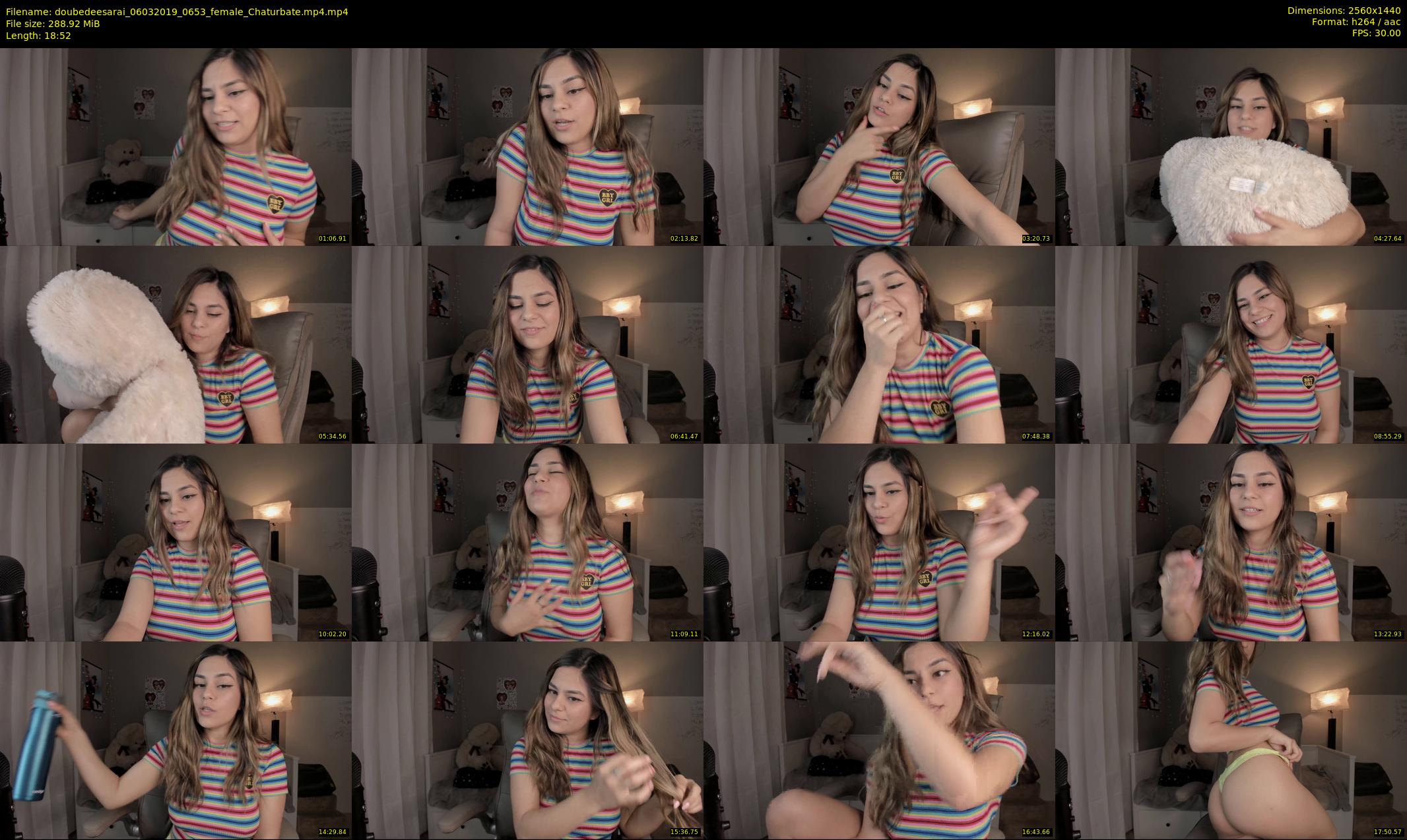 doubedeesarai — 19 minute Chaturbate female cam show recording, 1080p, Mar 6, 2019